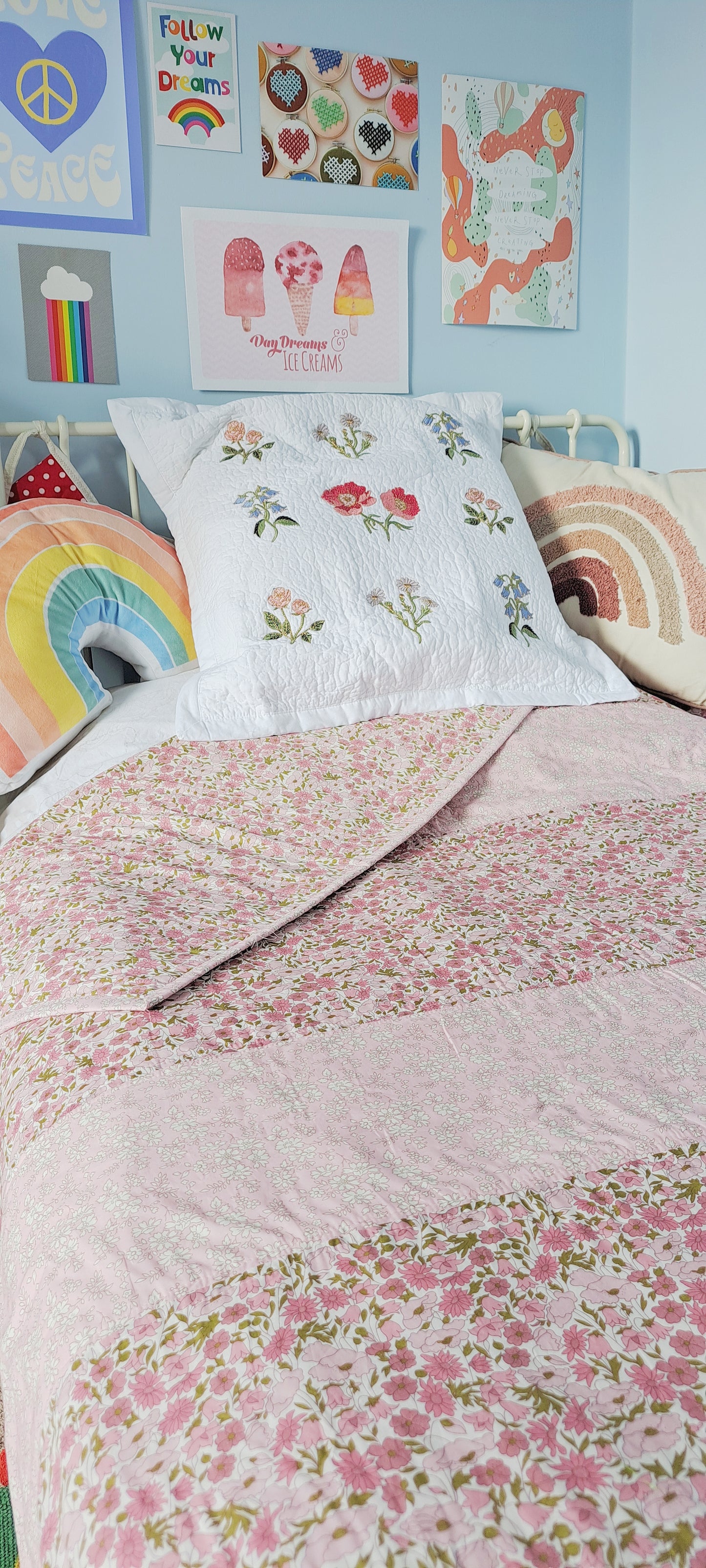 Limited Edition Pink Liberty Tana Lawn Single Quilt