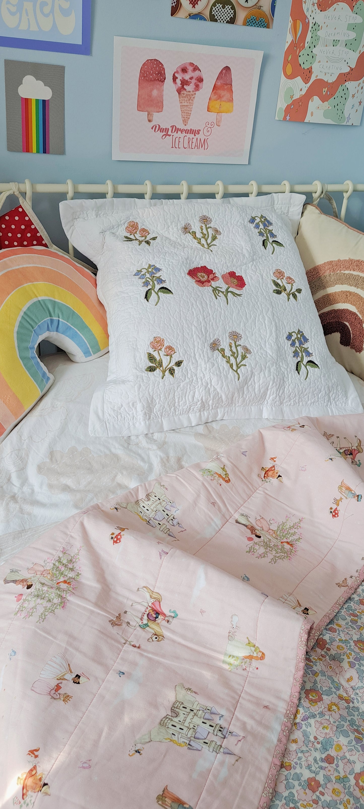 Pink Belle and Boo and Liberty Tana Lawn Limited Edition Betsy Single Quilt