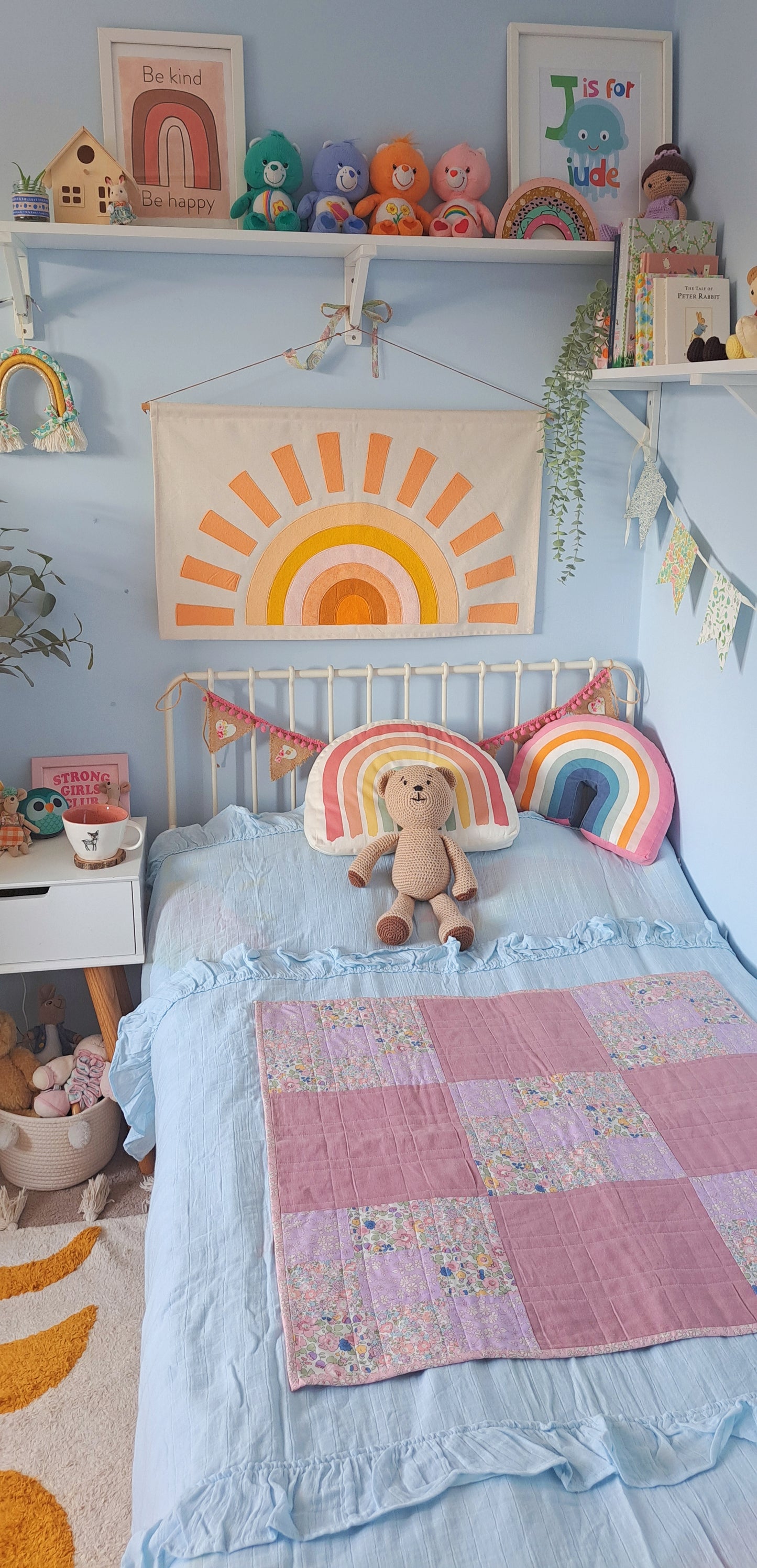 Liberty Patchwork Pram Quilt