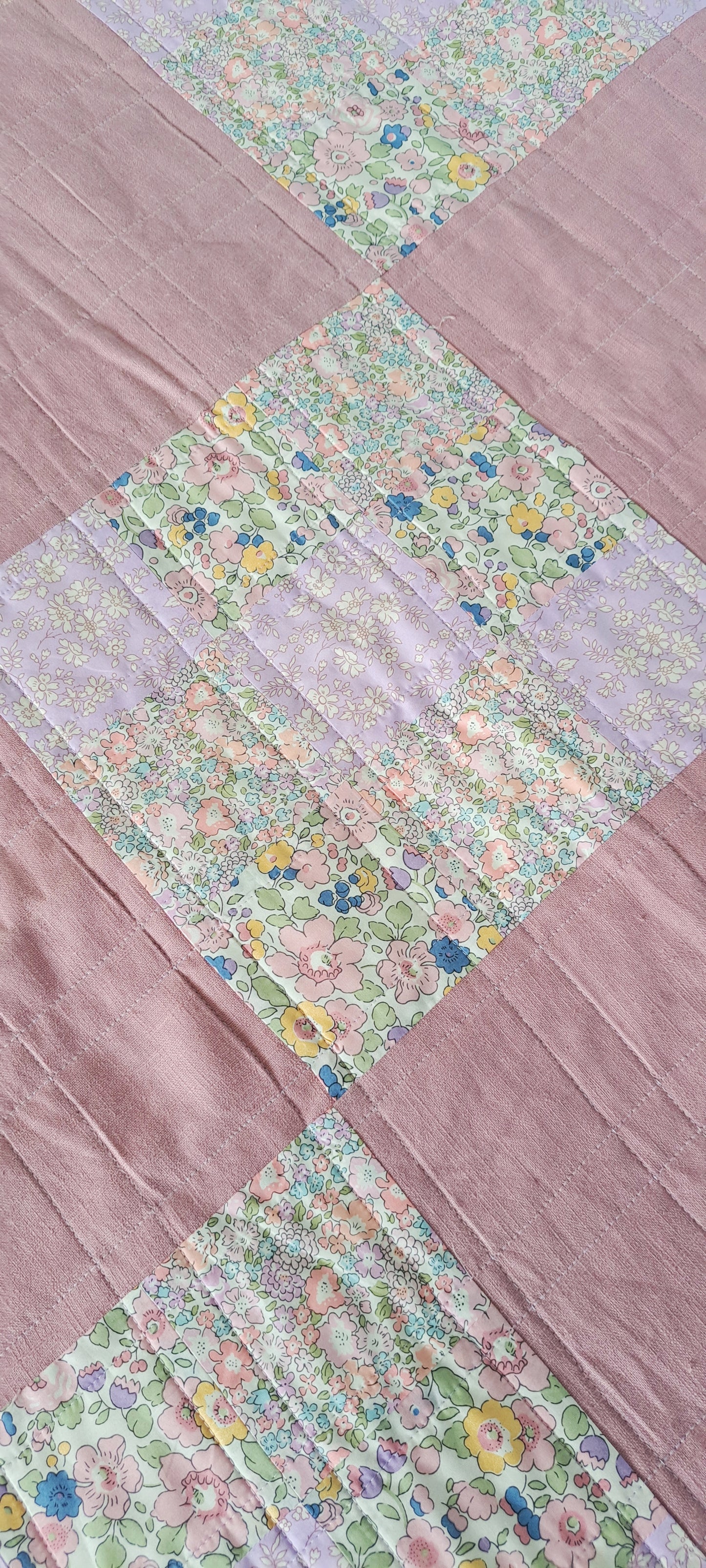 Liberty Patchwork Pram Quilt