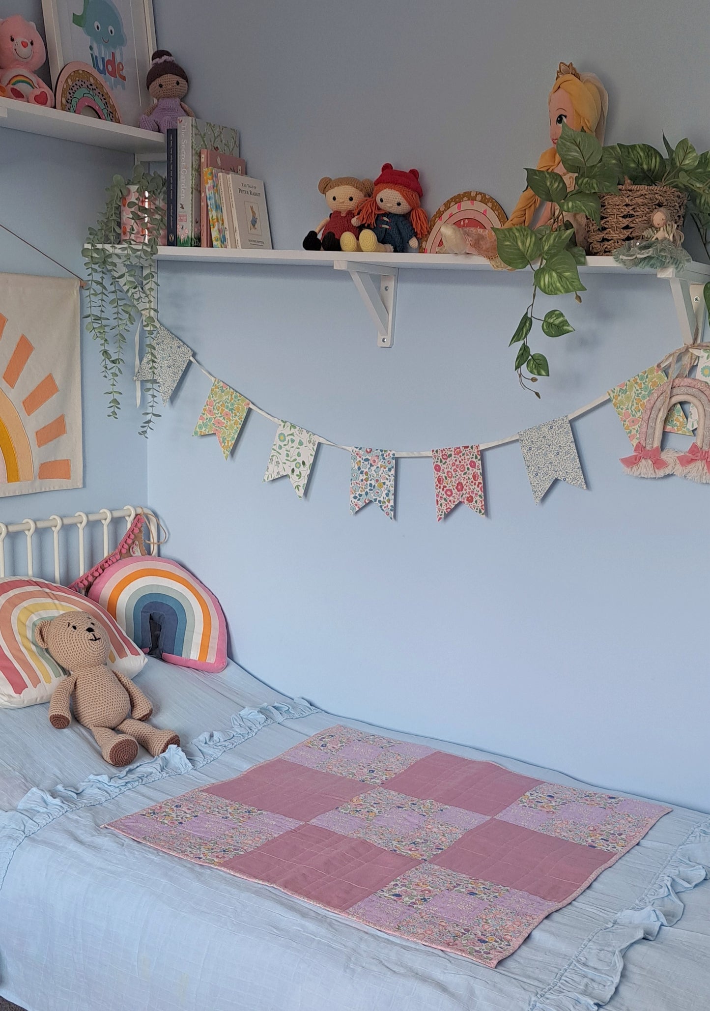 Liberty Patchwork Pram Quilt