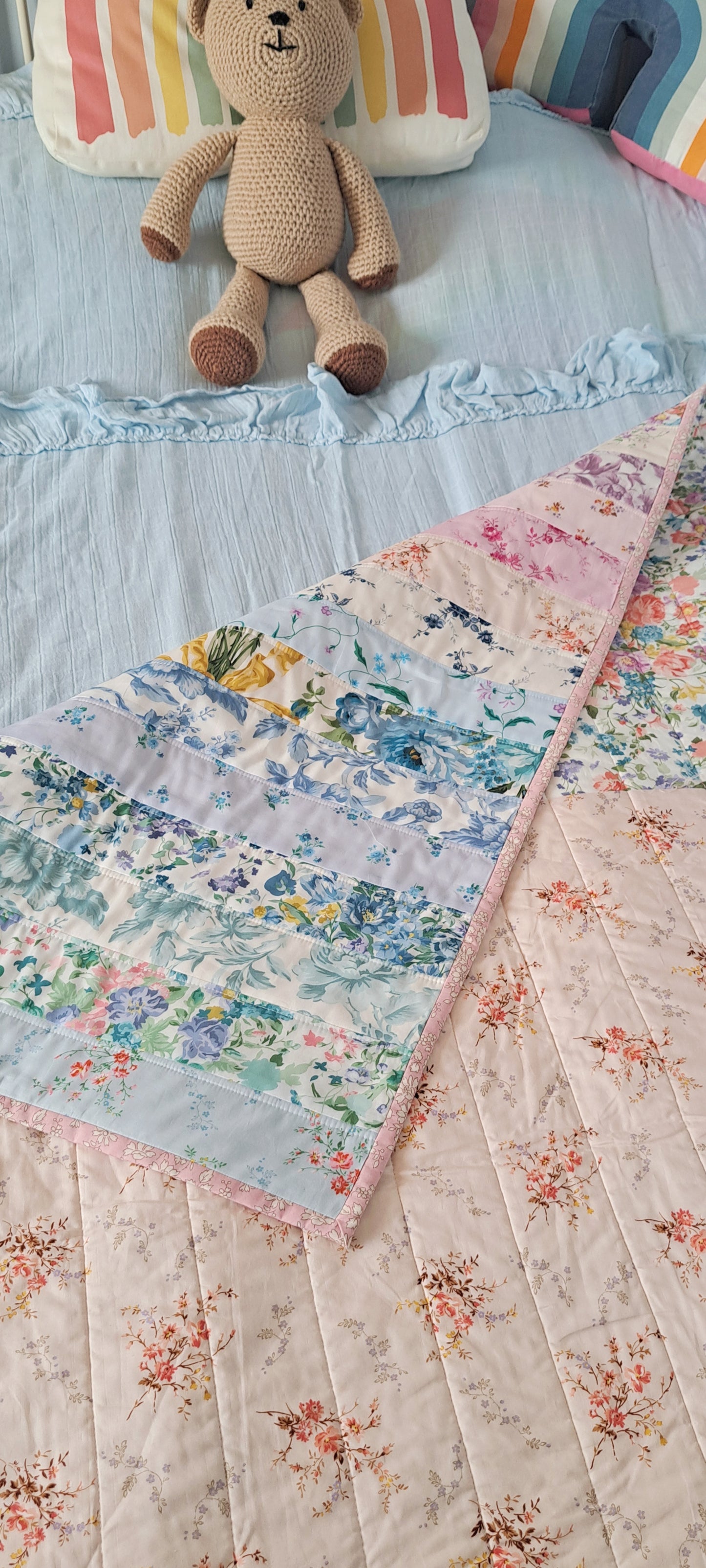 Pre Order: Liberty & Bridgerton Floral Quilt