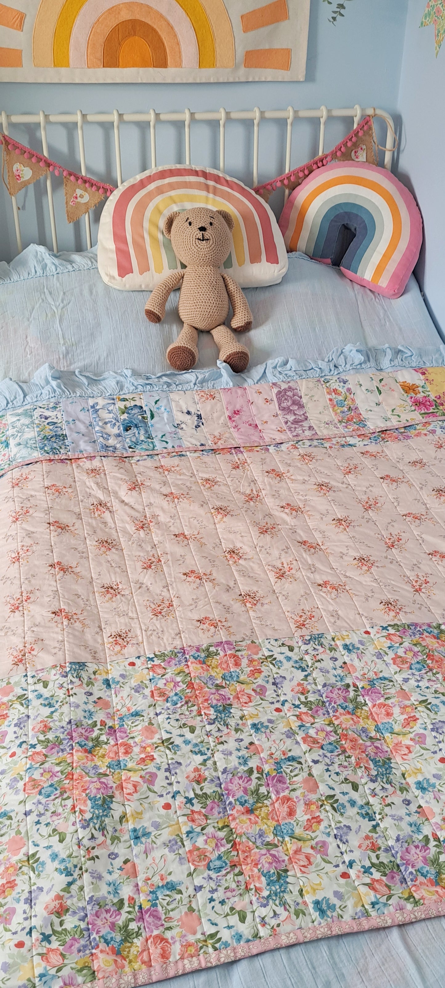 Pre Order: Liberty & Bridgerton Floral Quilt