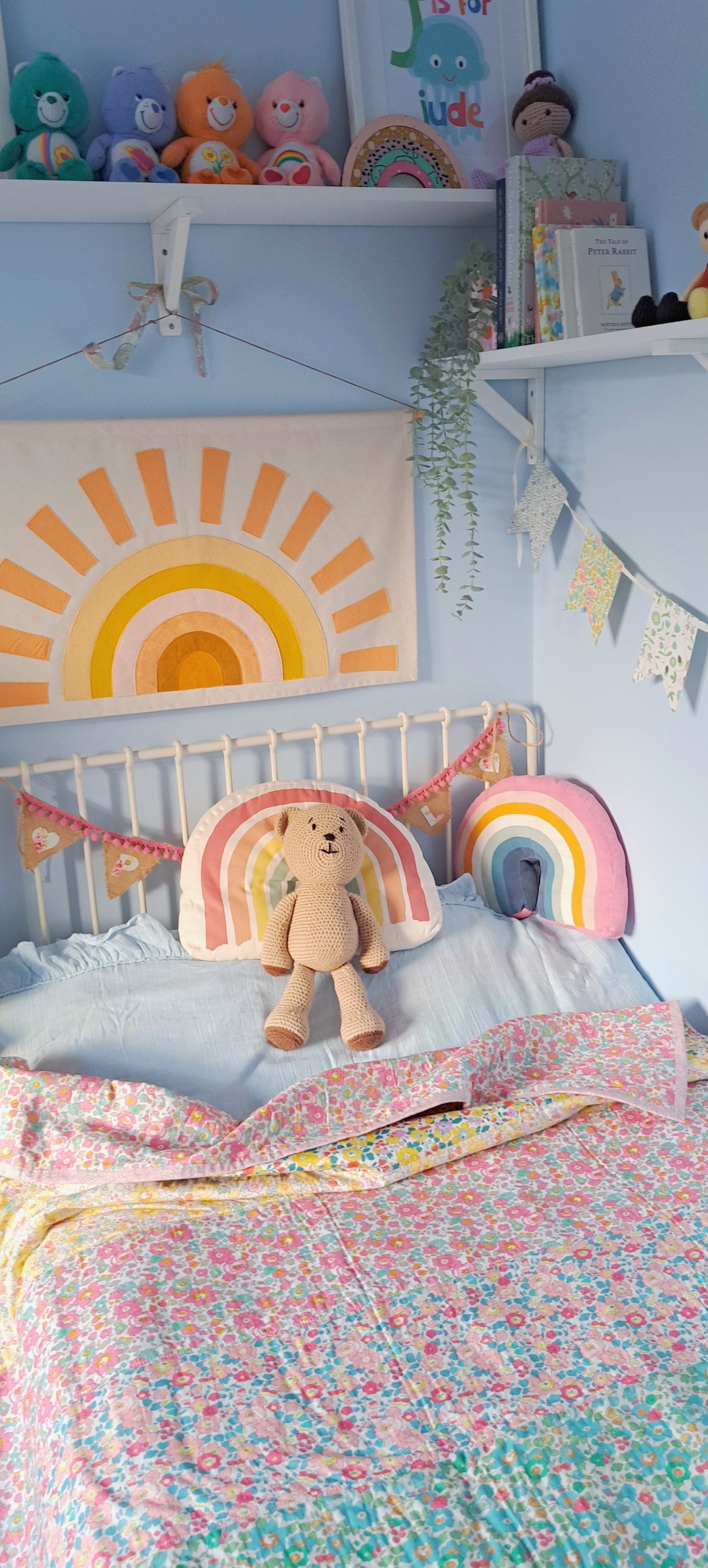 Betsy Rainbow Liberty Tana Lawn Single Quilt