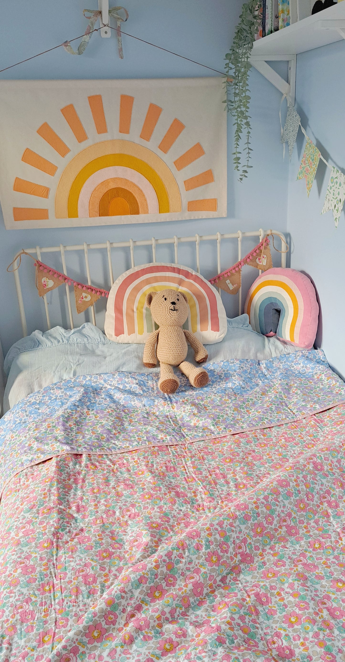 Betsy Rainbow Liberty Tana Lawn Single Quilt