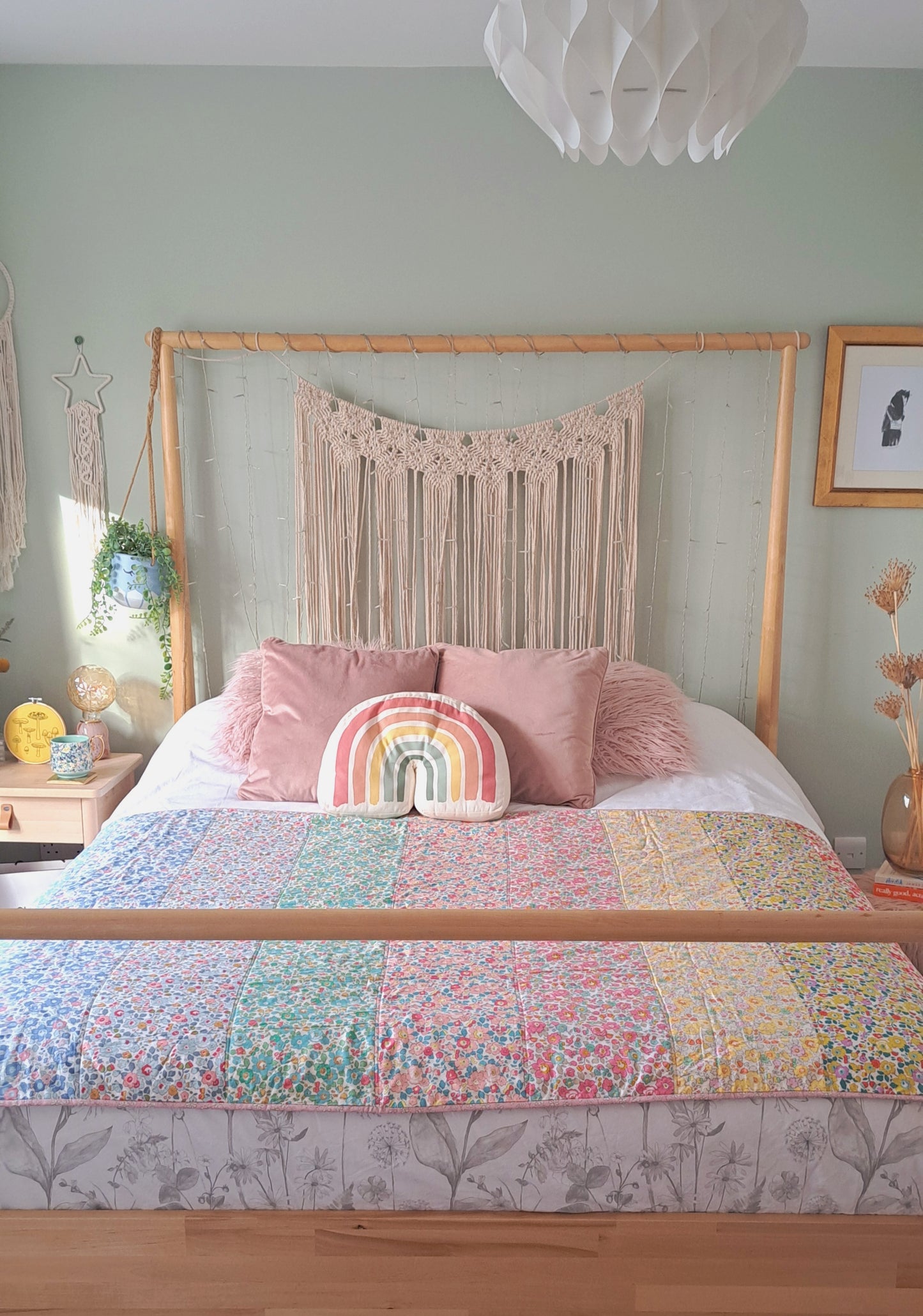 Betsy Rainbow Liberty Tana Lawn Single Quilt