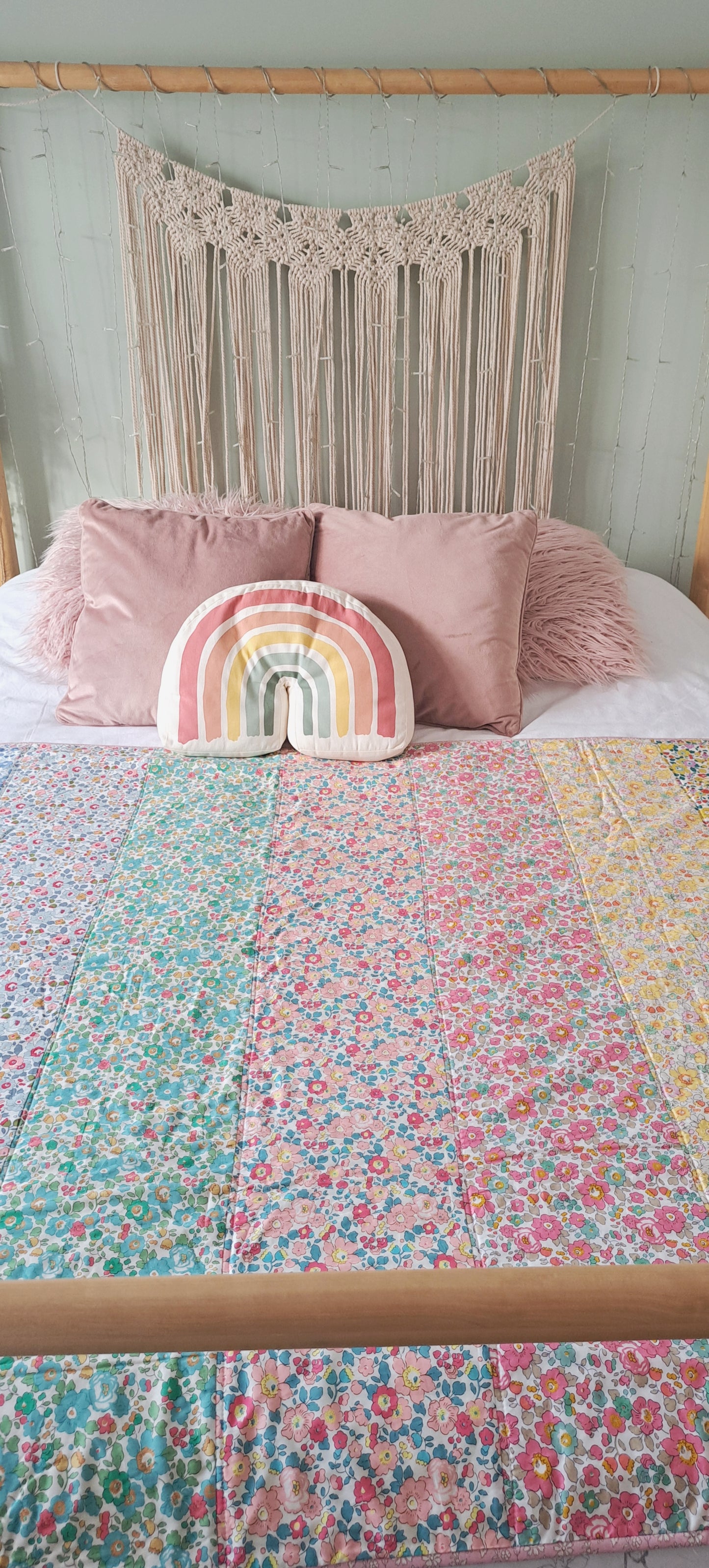 Betsy Rainbow Liberty Tana Lawn Single Quilt