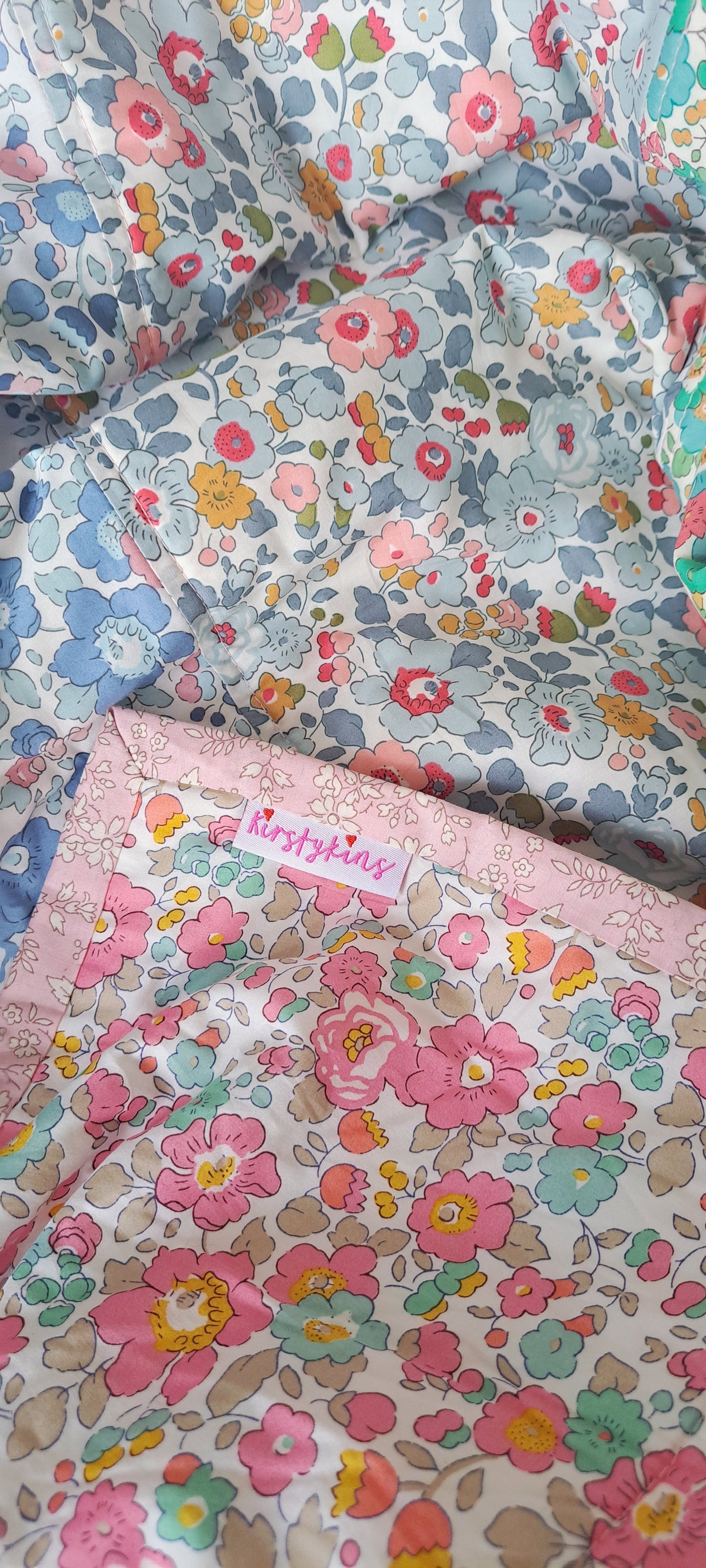 Betsy Rainbow Liberty Tana Lawn Single Quilt