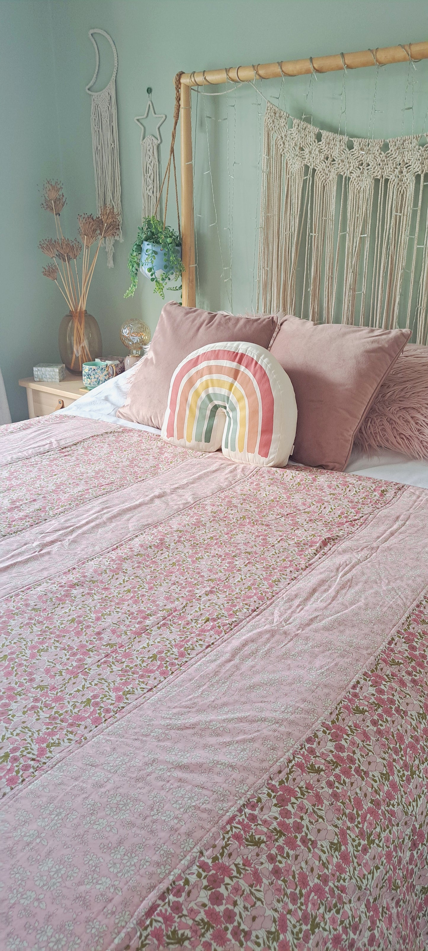 Limited Edition Pink Liberty Tana Lawn Single Quilt