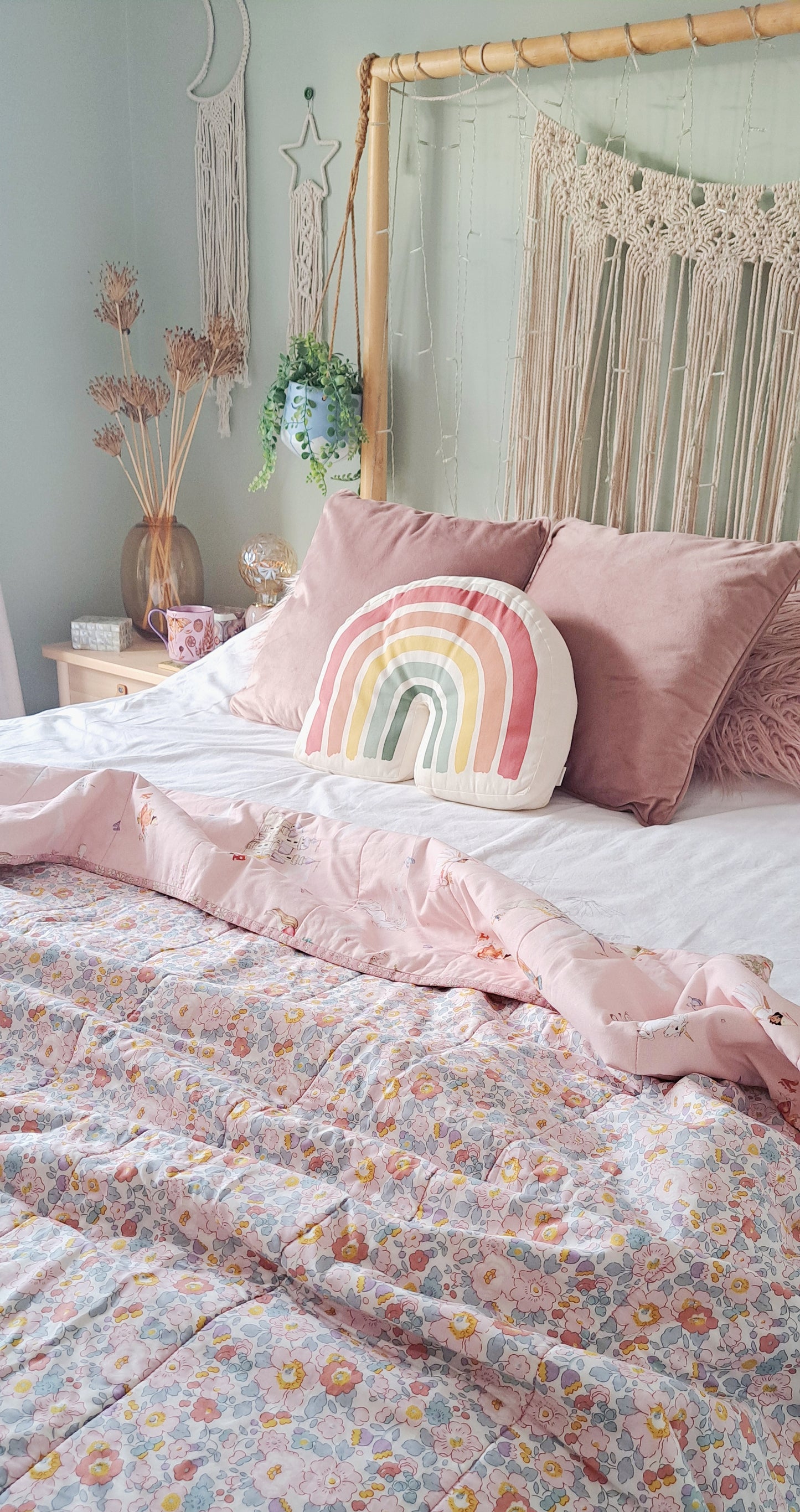 Pink Belle and Boo and Liberty Tana Lawn Limited Edition Betsy Single Quilt