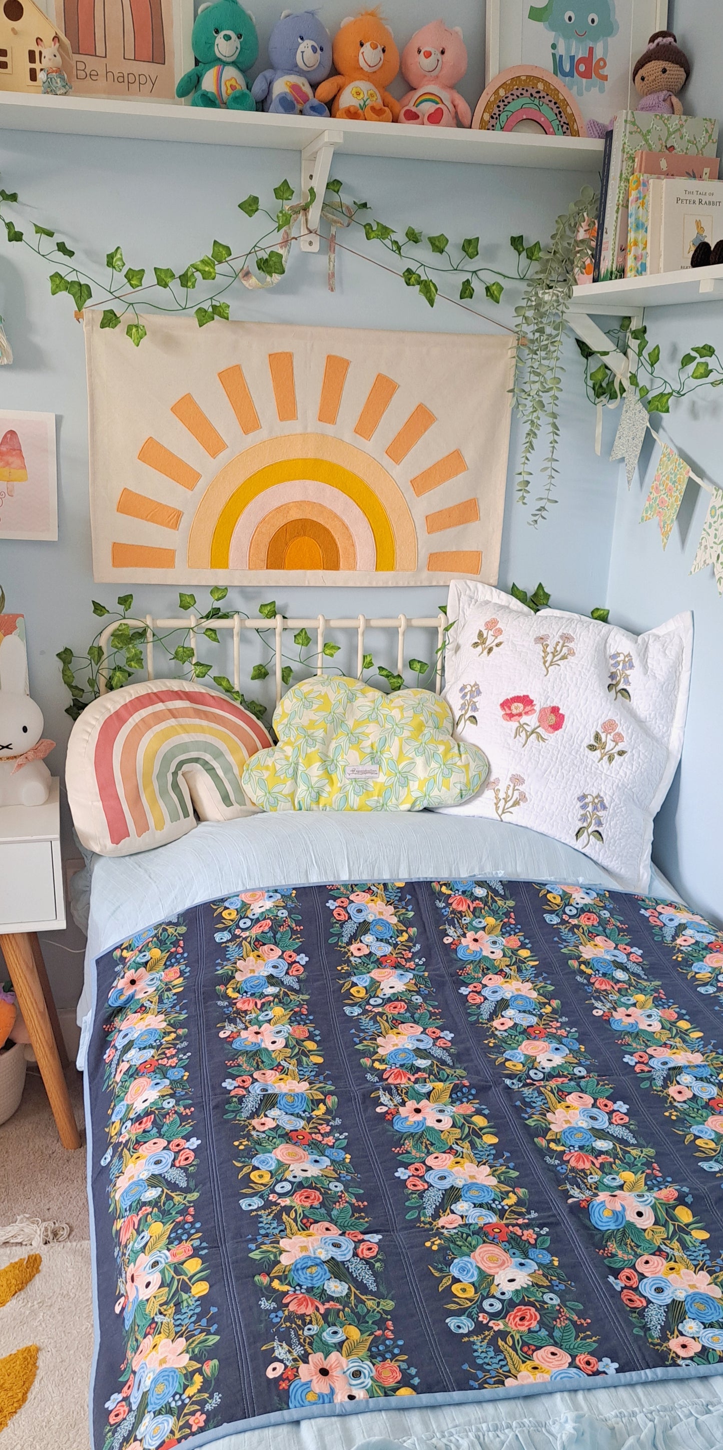 Bloom and Grow Rifle Paper - Dark Blue Stripe