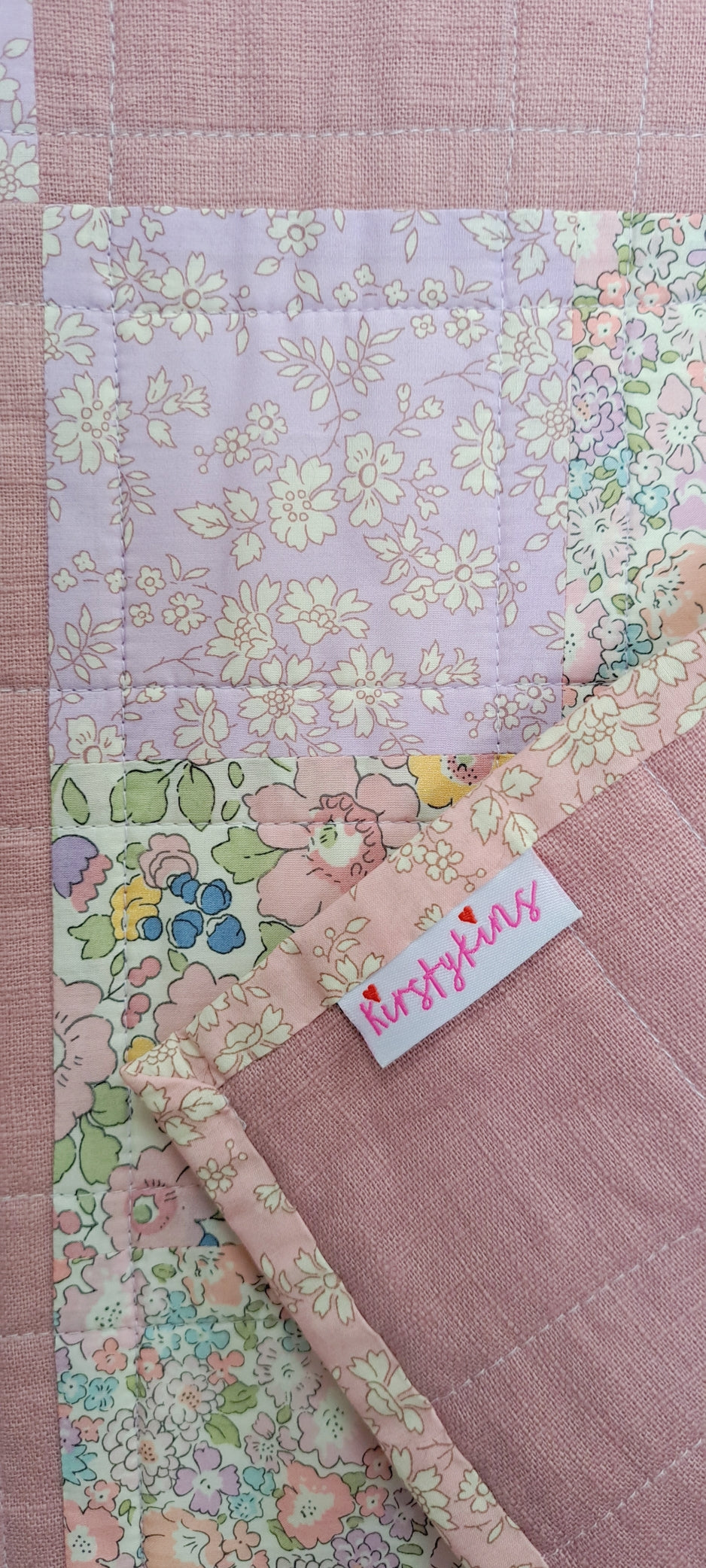 Liberty Patchwork Pram Quilt
