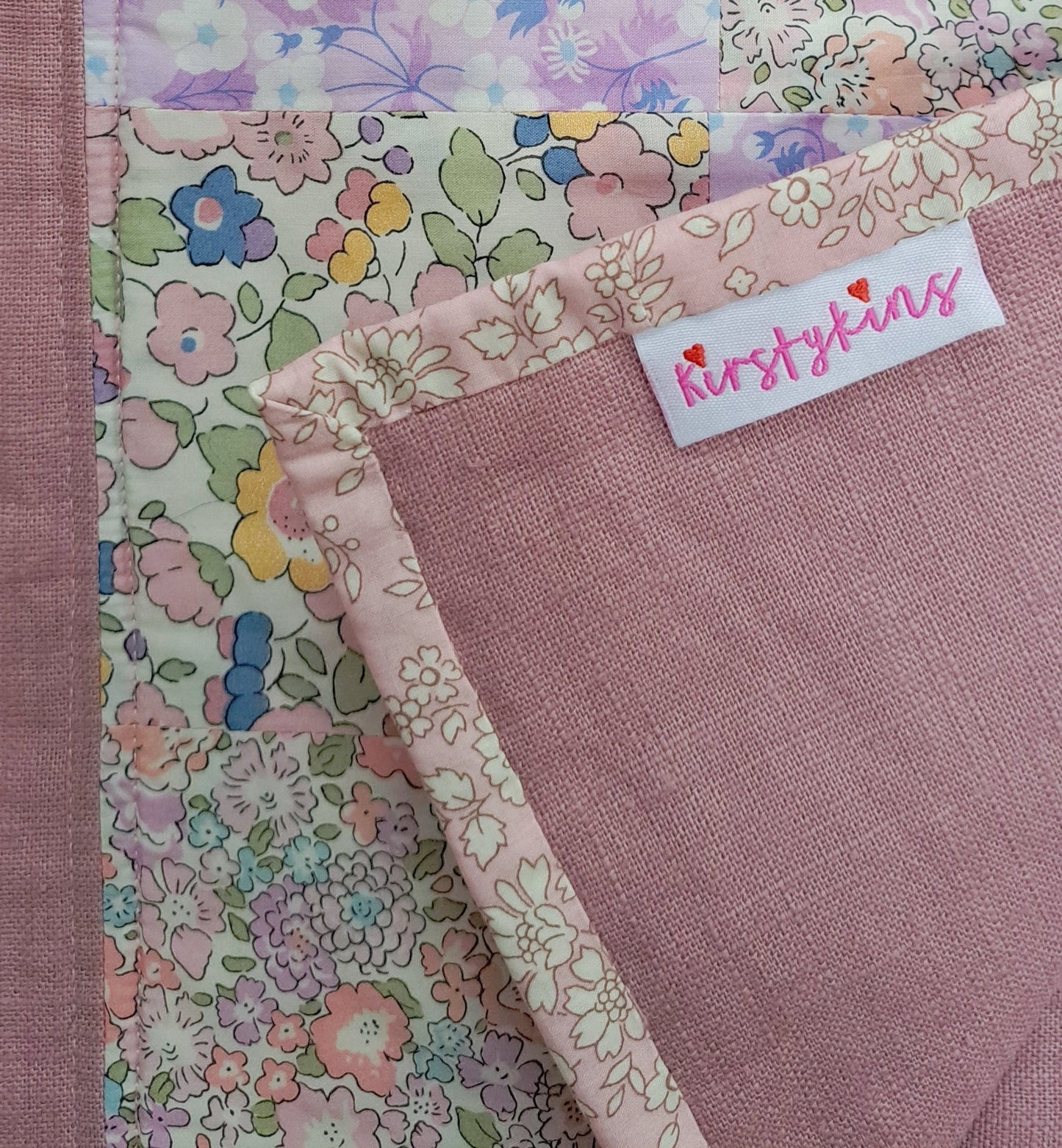 Liberty Patchwork Pram Quilt