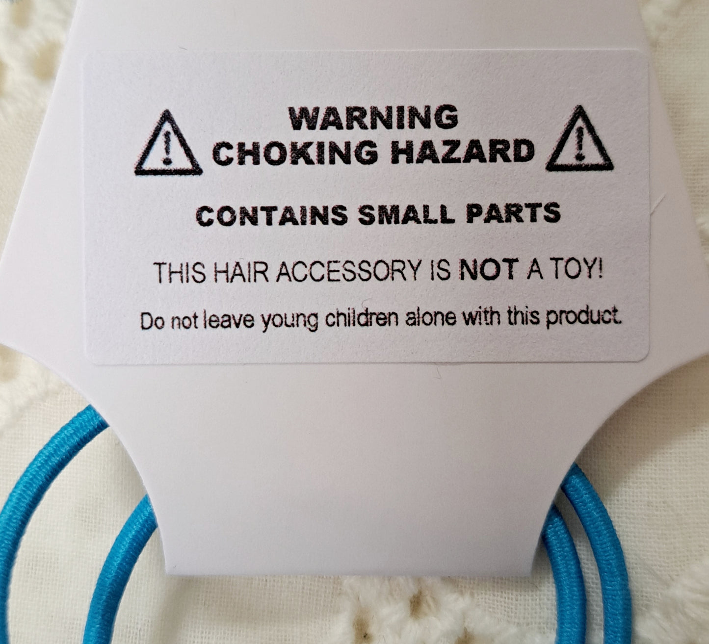 Pink Floral Bud Small Fabric Hair Bobble