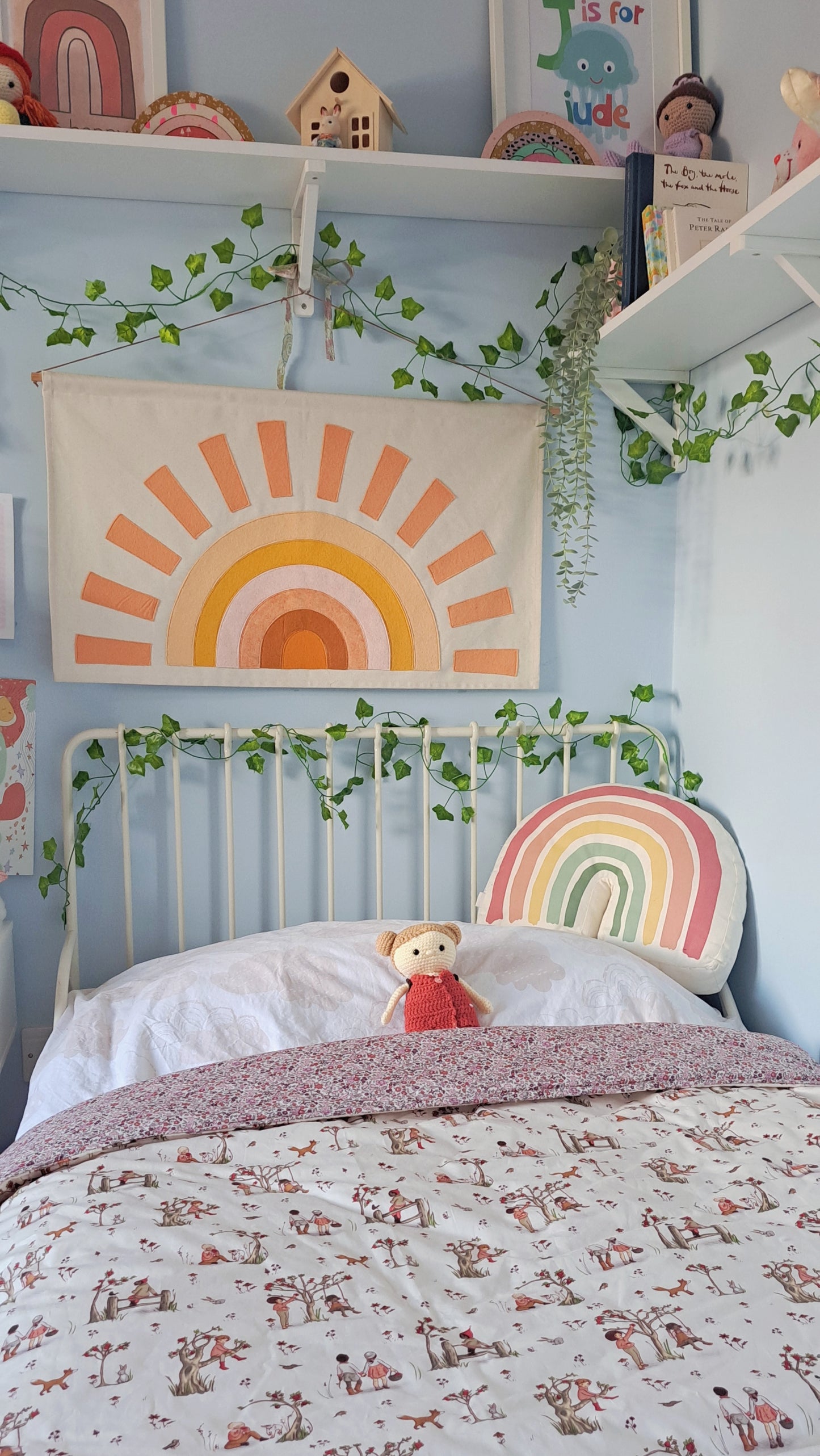 Squishy Quilt featuring Belle and Boo Apple Orchard and Liberty of London Fabric