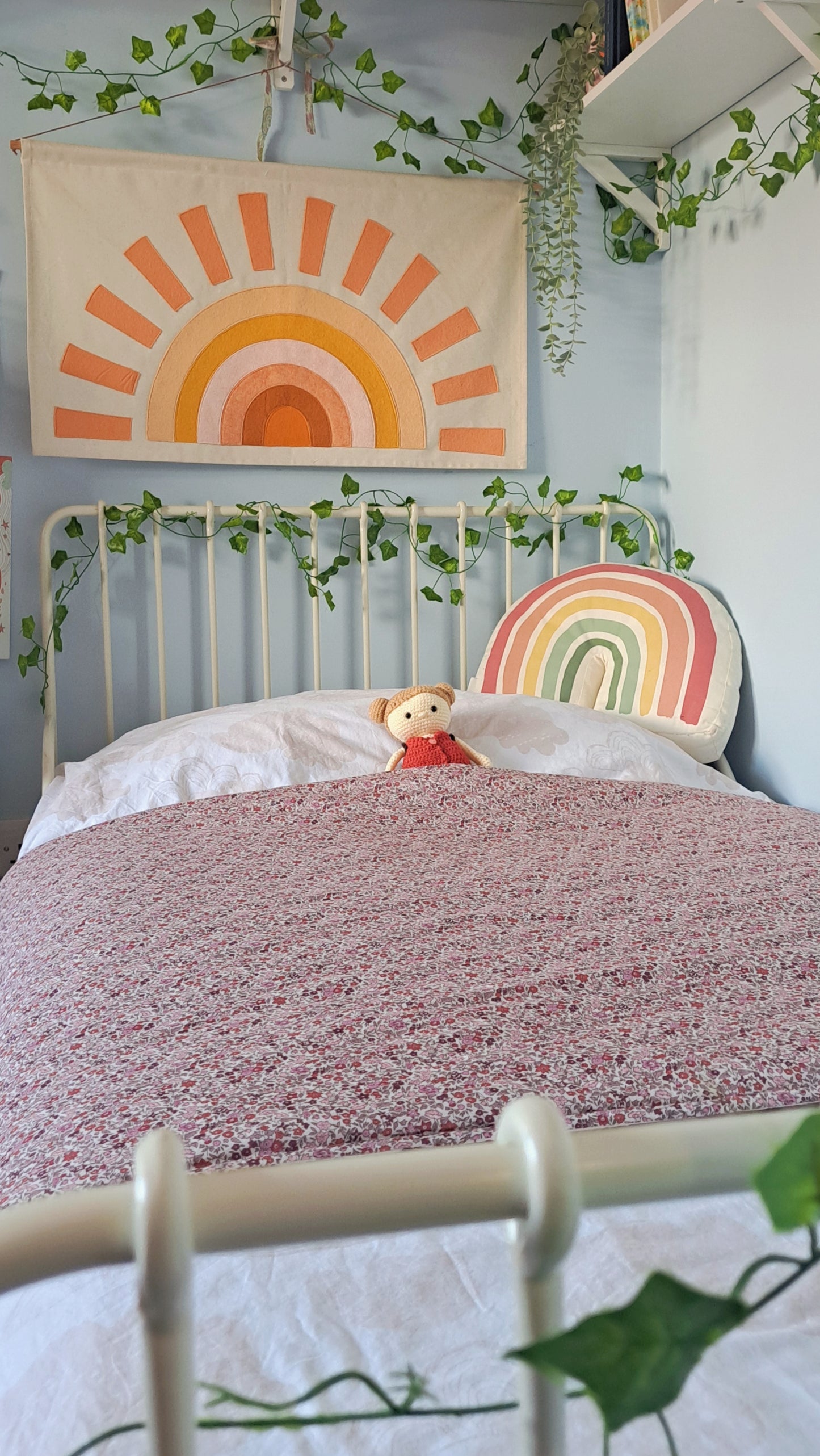 Squishy Quilt featuring Belle and Boo Apple Orchard and Liberty of London Fabric