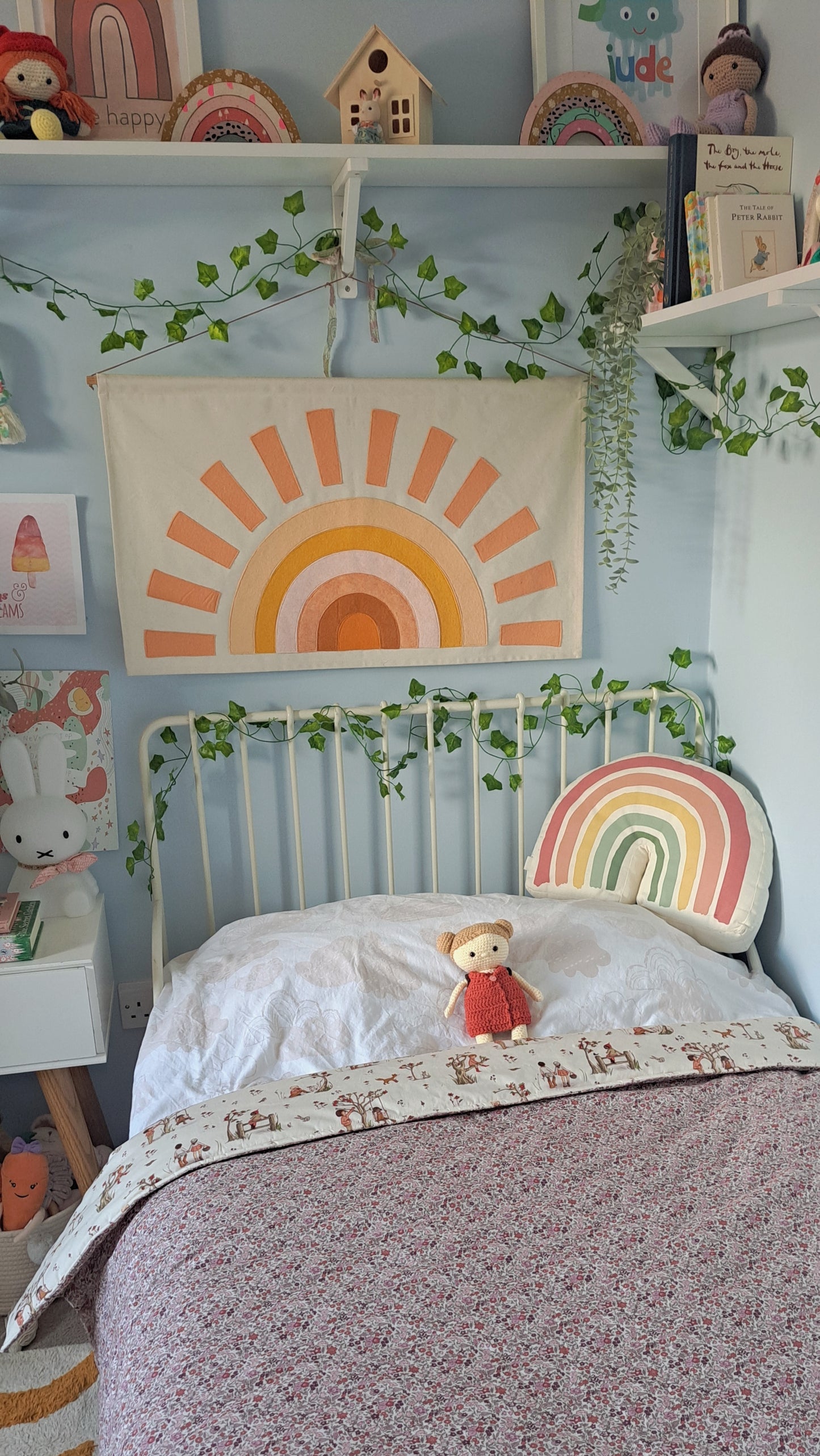 Squishy Quilt featuring Belle and Boo Apple Orchard and Liberty of London Fabric