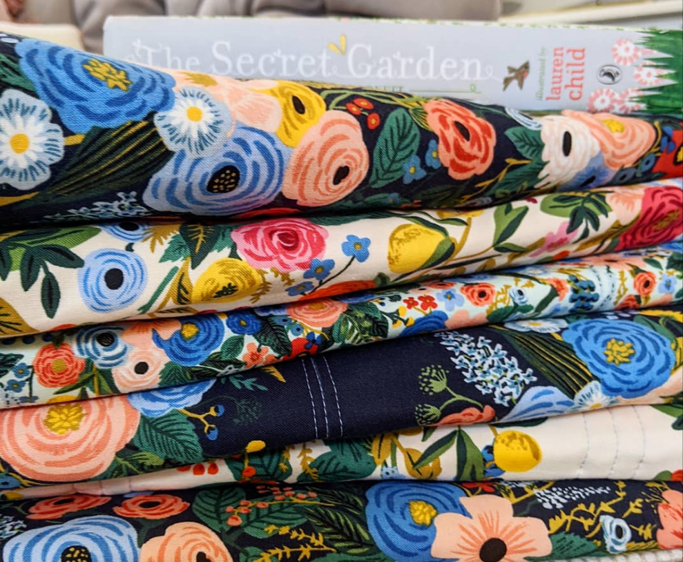 Bloom and Grow Rifle Paper - Dark Blue Stripe