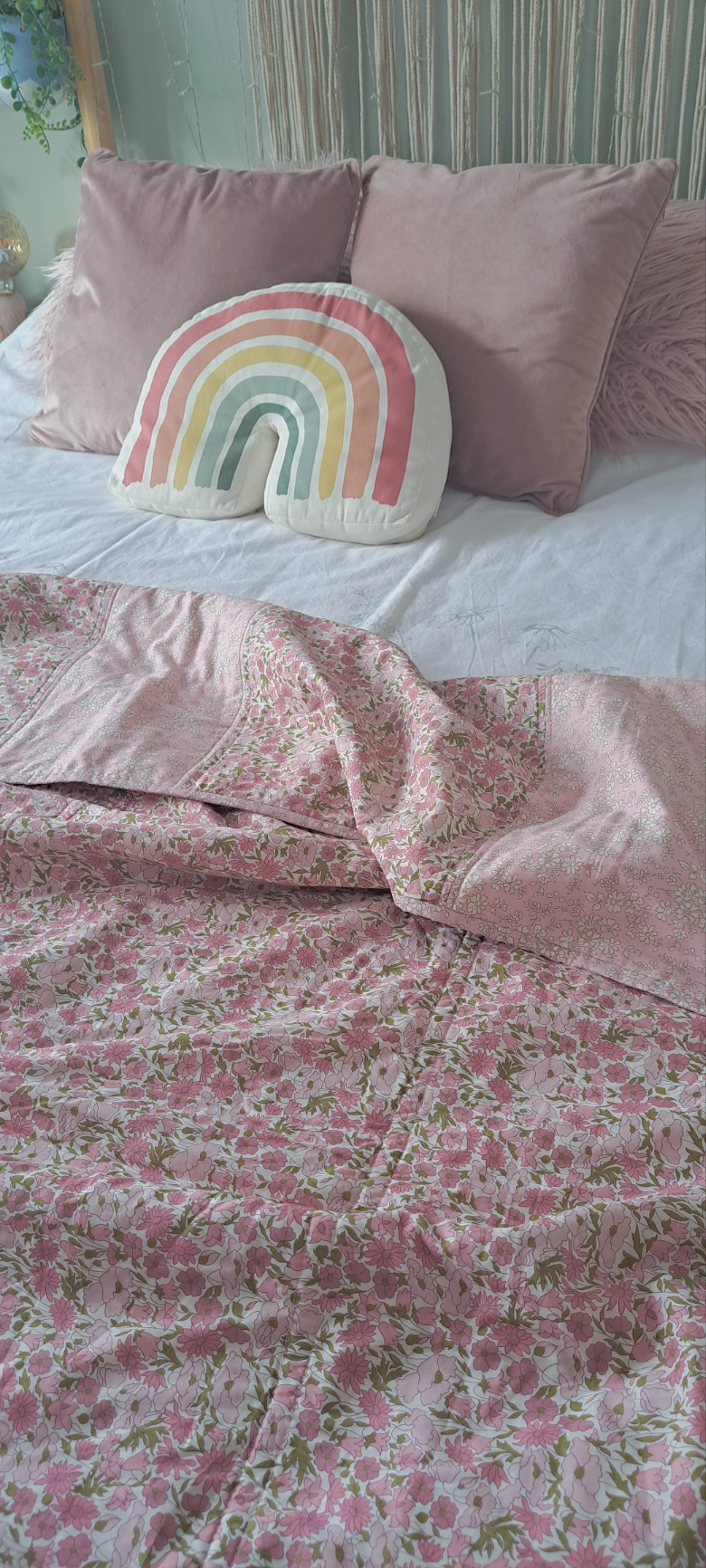 Limited Edition Pink Liberty Tana Lawn Single Quilt