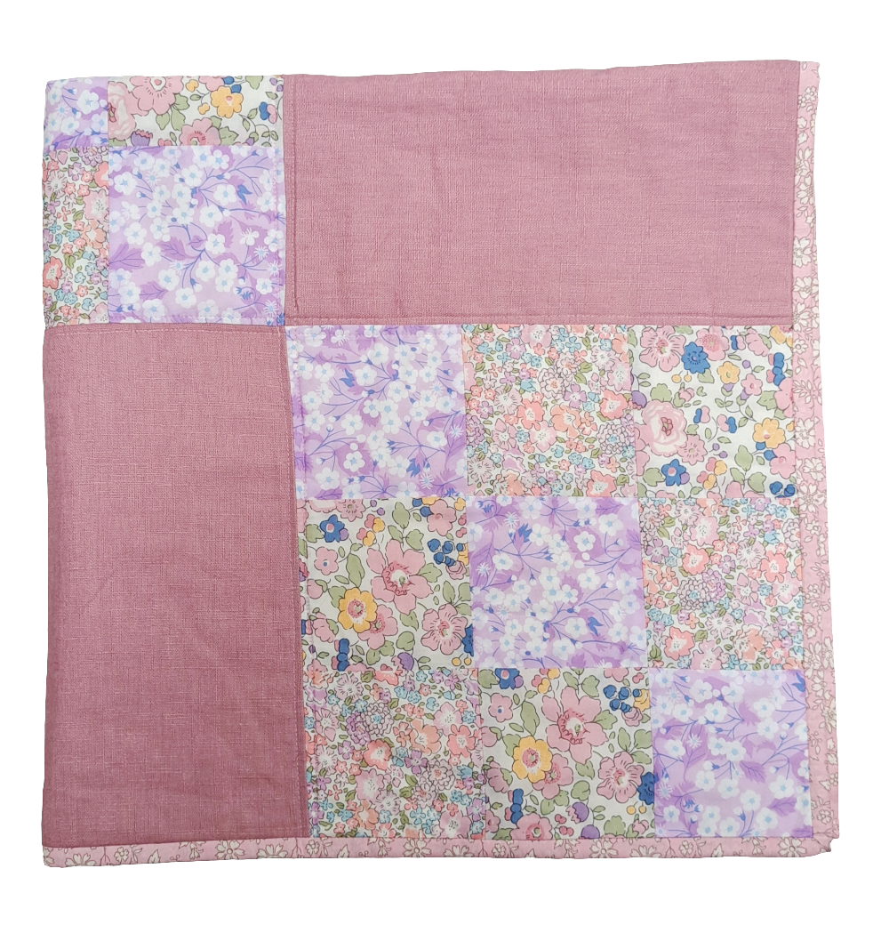 Liberty Patchwork Pram Quilt
