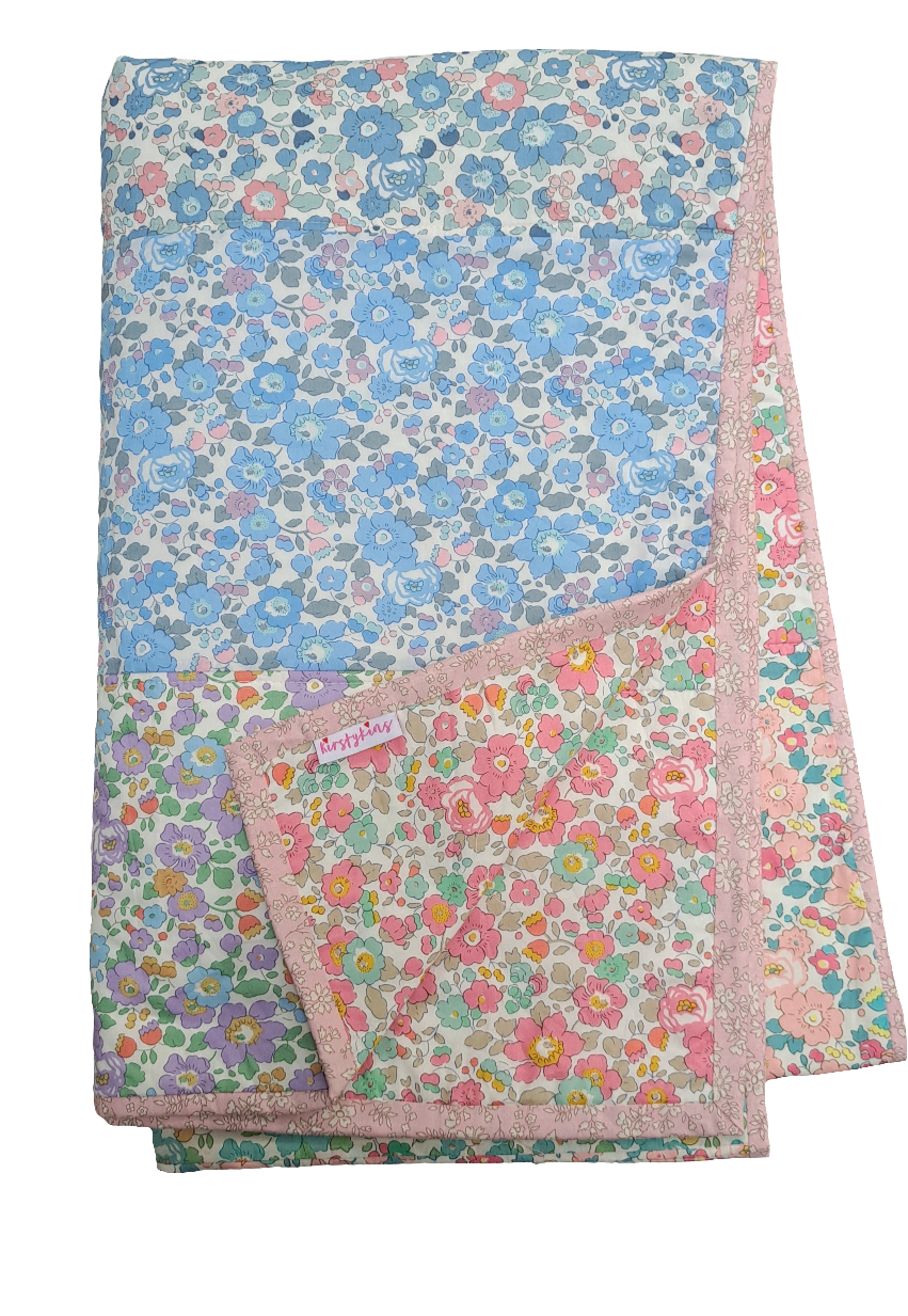 Betsy Rainbow Liberty Tana Lawn Single Quilt
