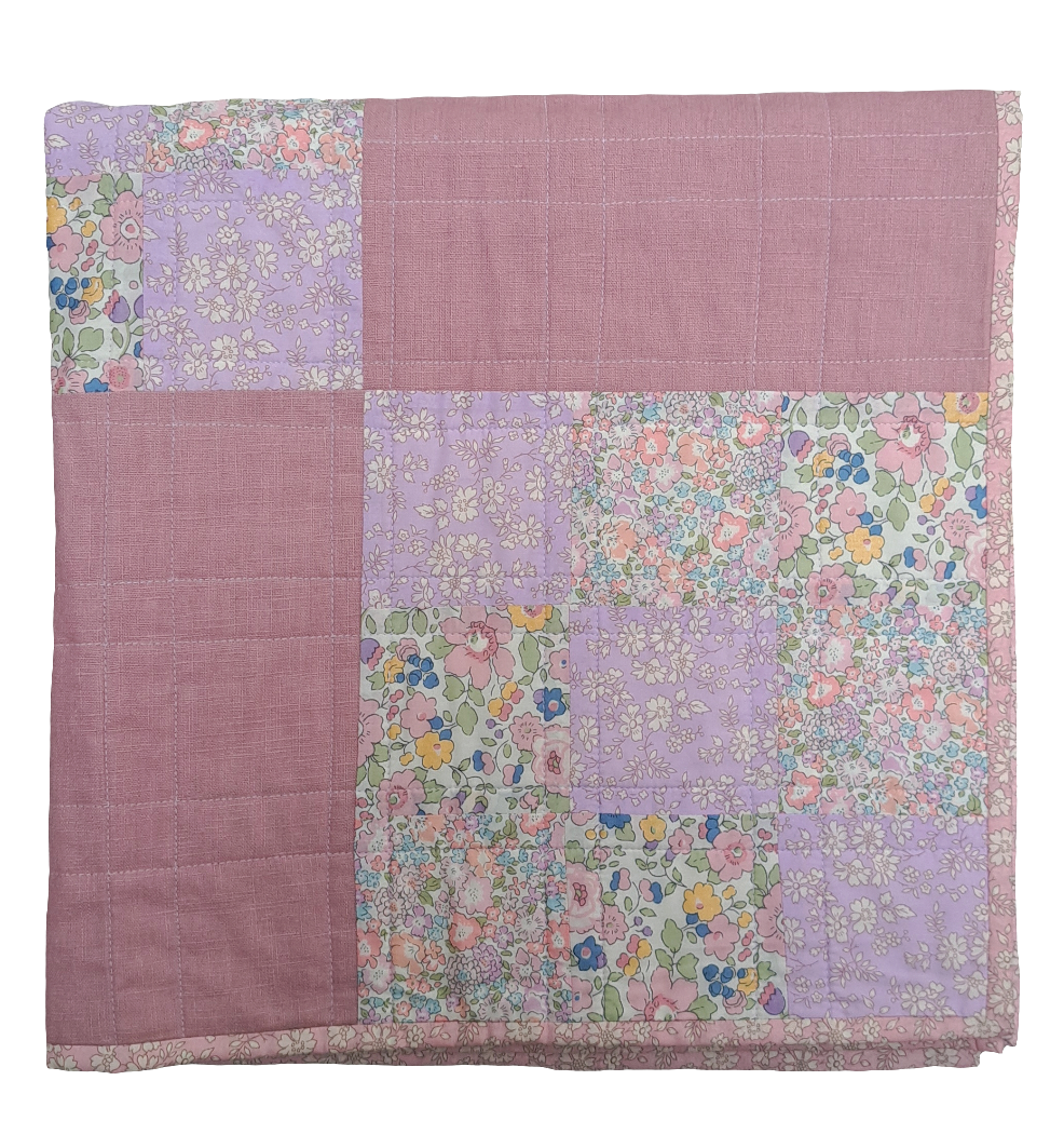 Liberty Patchwork Pram Quilt