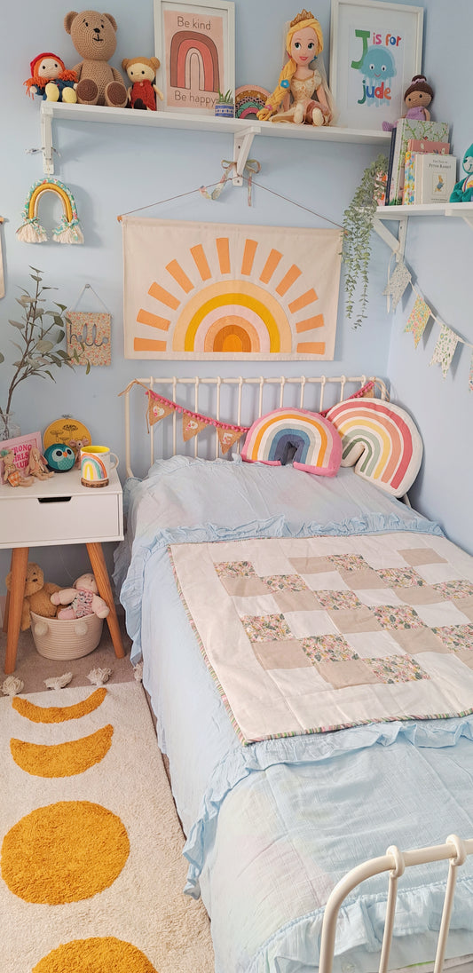 Wildflower Rifle Paper Patchwork Quilt