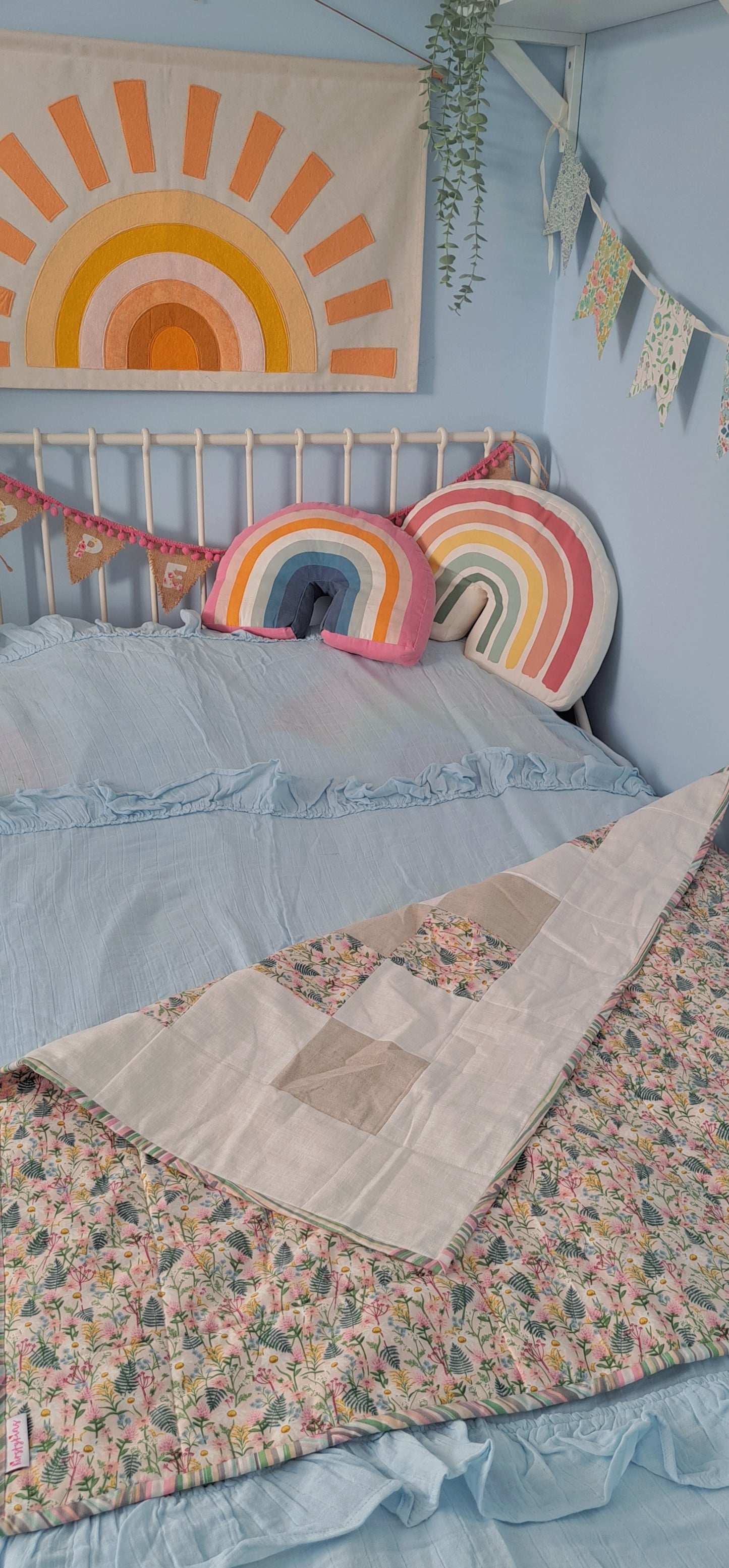 Wildflower Rifle Paper Patchwork Quilt