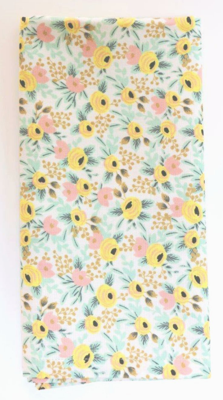 Set of 2 Napkins - Rifle Paper Primavera Yellow Floral