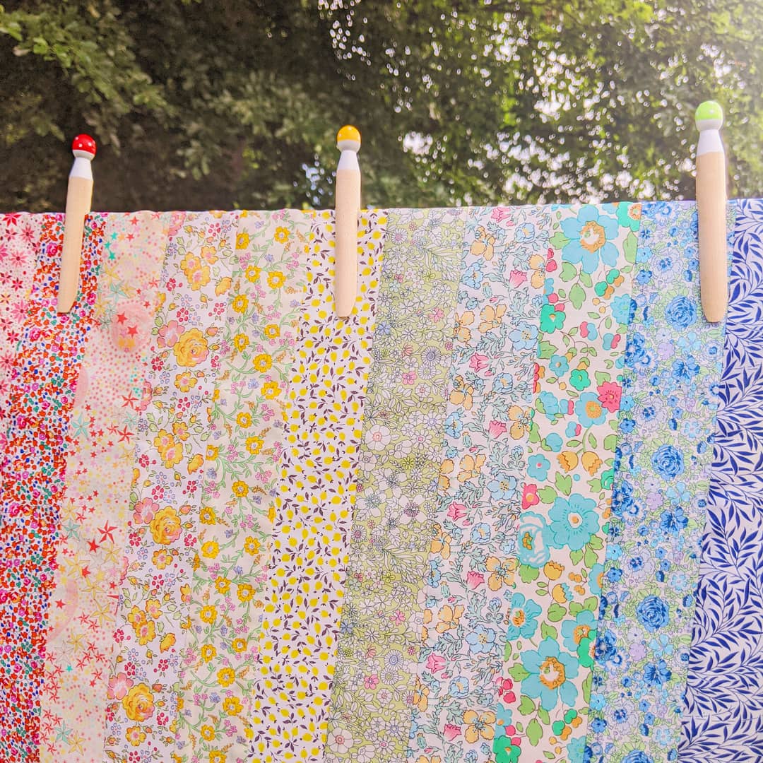 Classic Liberty Rainbow Patchwork Quilt - Made To Order