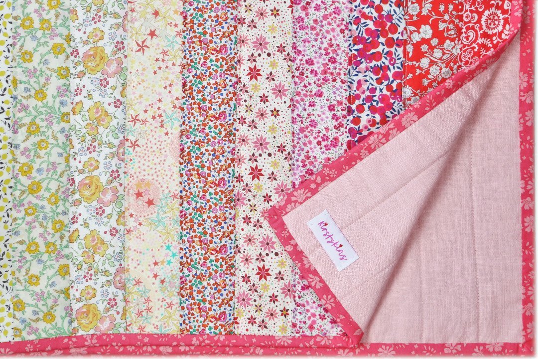 Classic Liberty Rainbow Patchwork Quilt - Made To Order