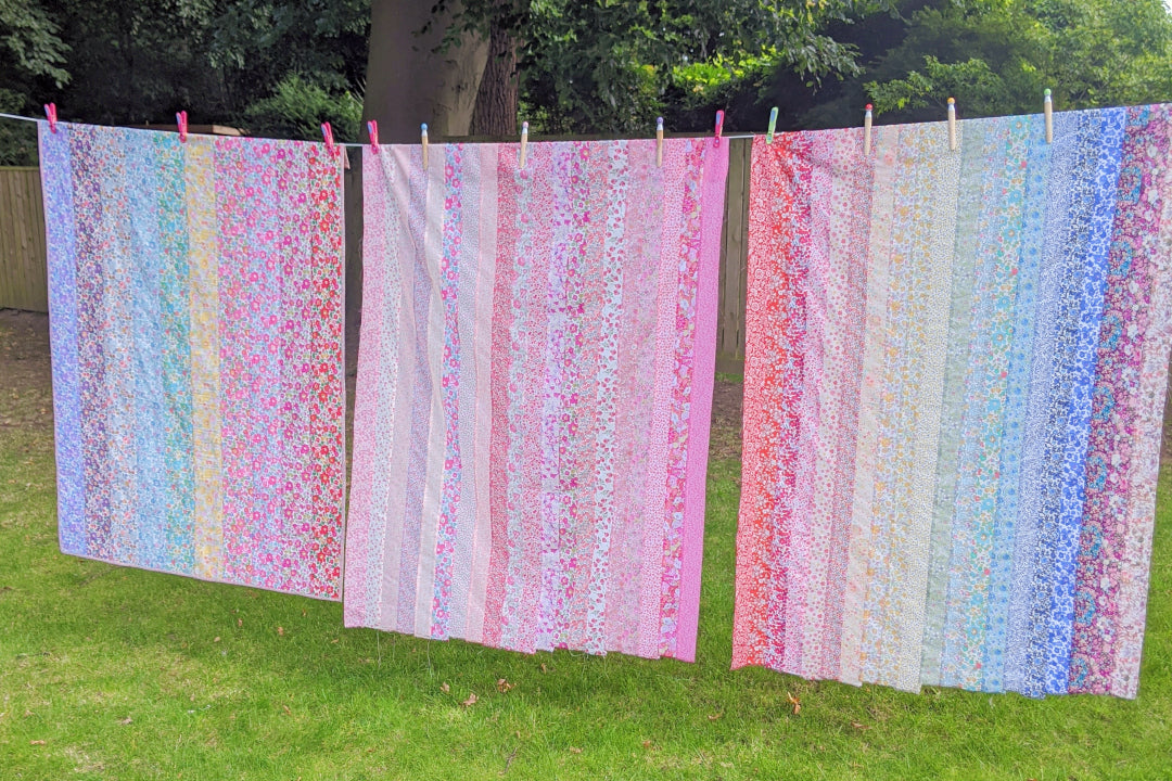 Betsy Rainbow Patchwork Quilt - Made To Order