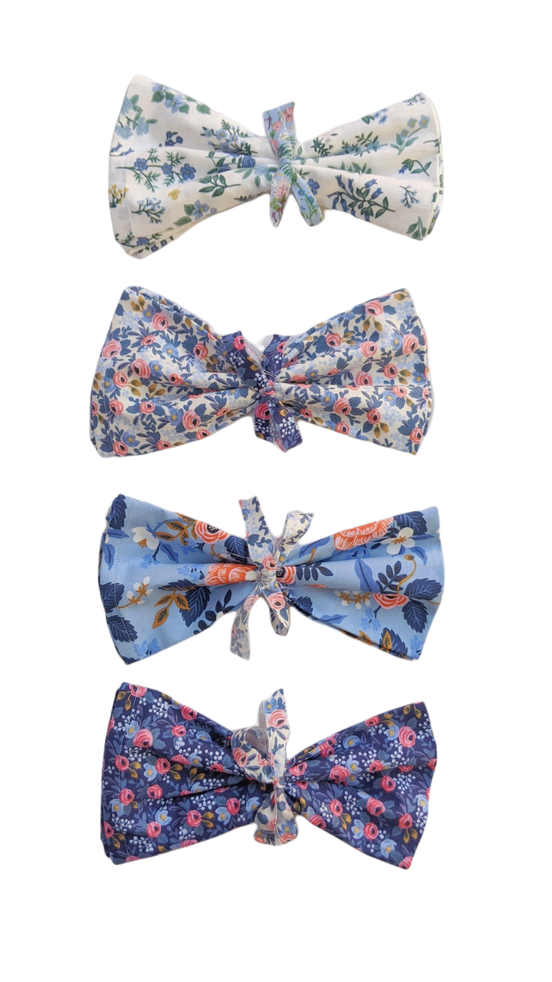 Set of 2 Napkins - Rifle Paper Primavera Dark Blue Floral