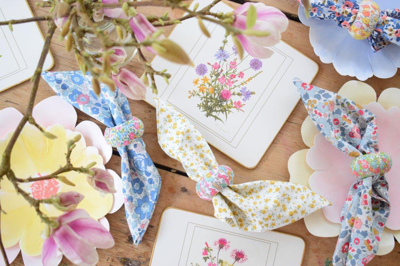 Set of 2 Napkins - Rifle Paper Primavera Yellow Floral