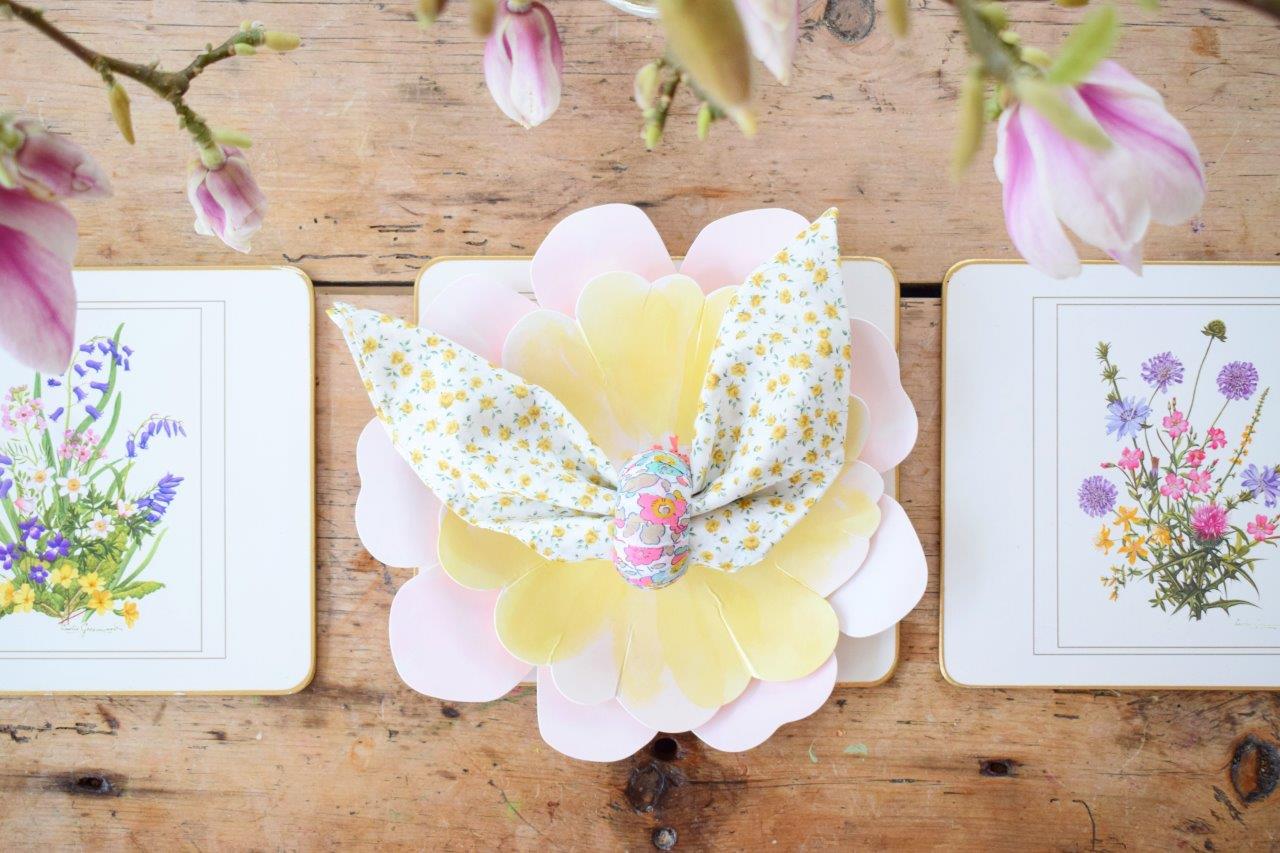 Set of 2 Napkins - Rifle Paper Primavera Yellow Floral