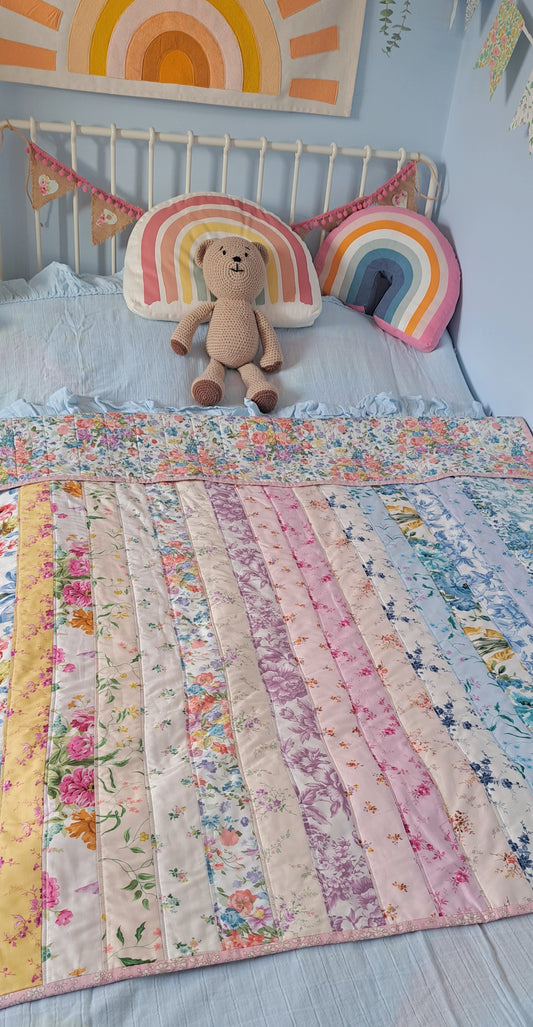 Pre Order: Liberty & Bridgerton Floral Quilt