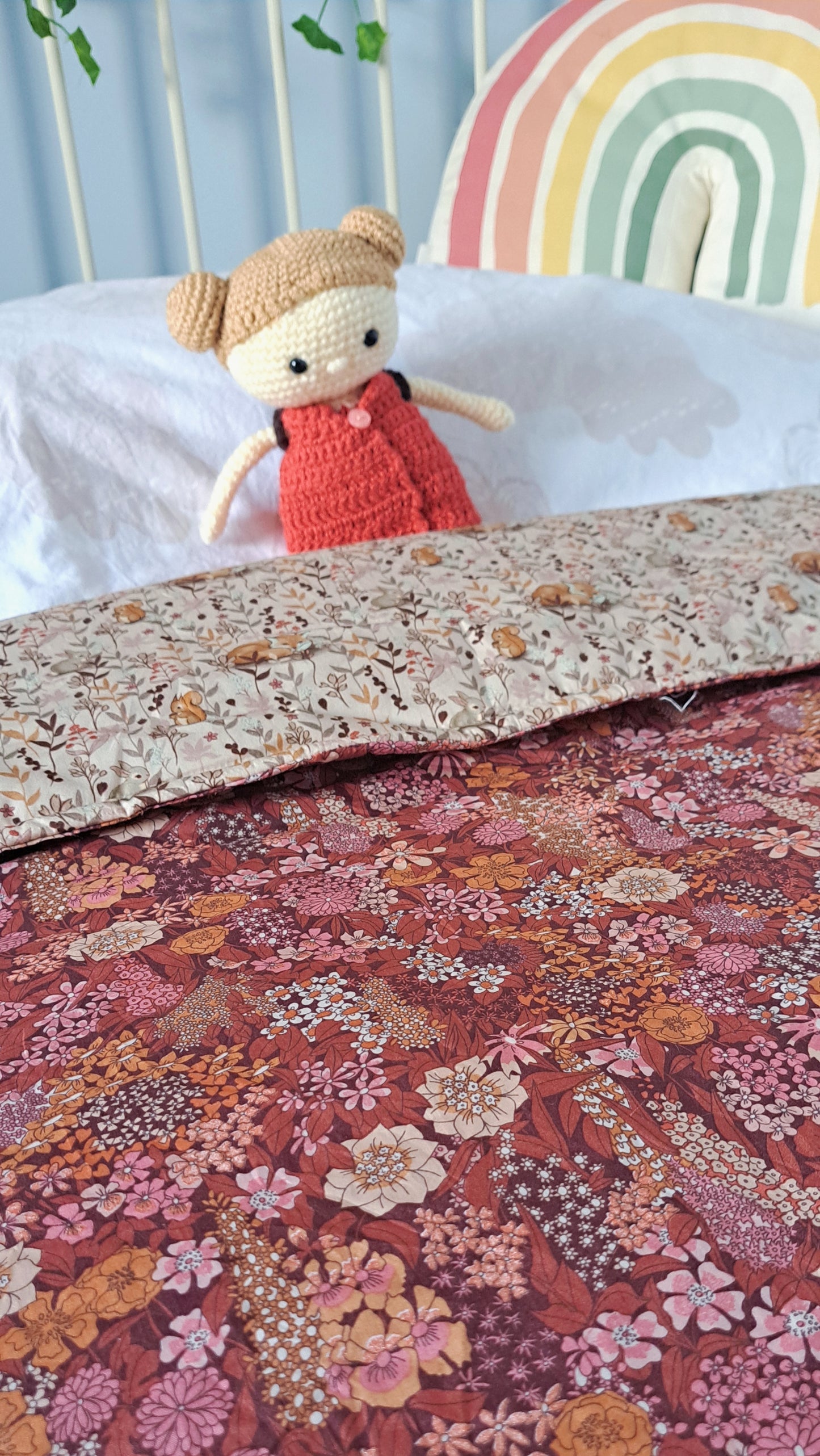 Squishy Quilt featuring Belle and Boo Foxy and Liberty of London Fabric