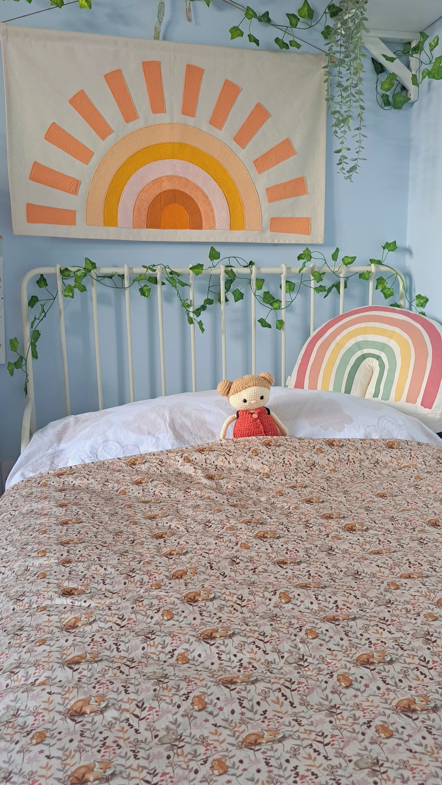 Squishy Quilt featuring Belle and Boo Foxy and Liberty of London Fabric