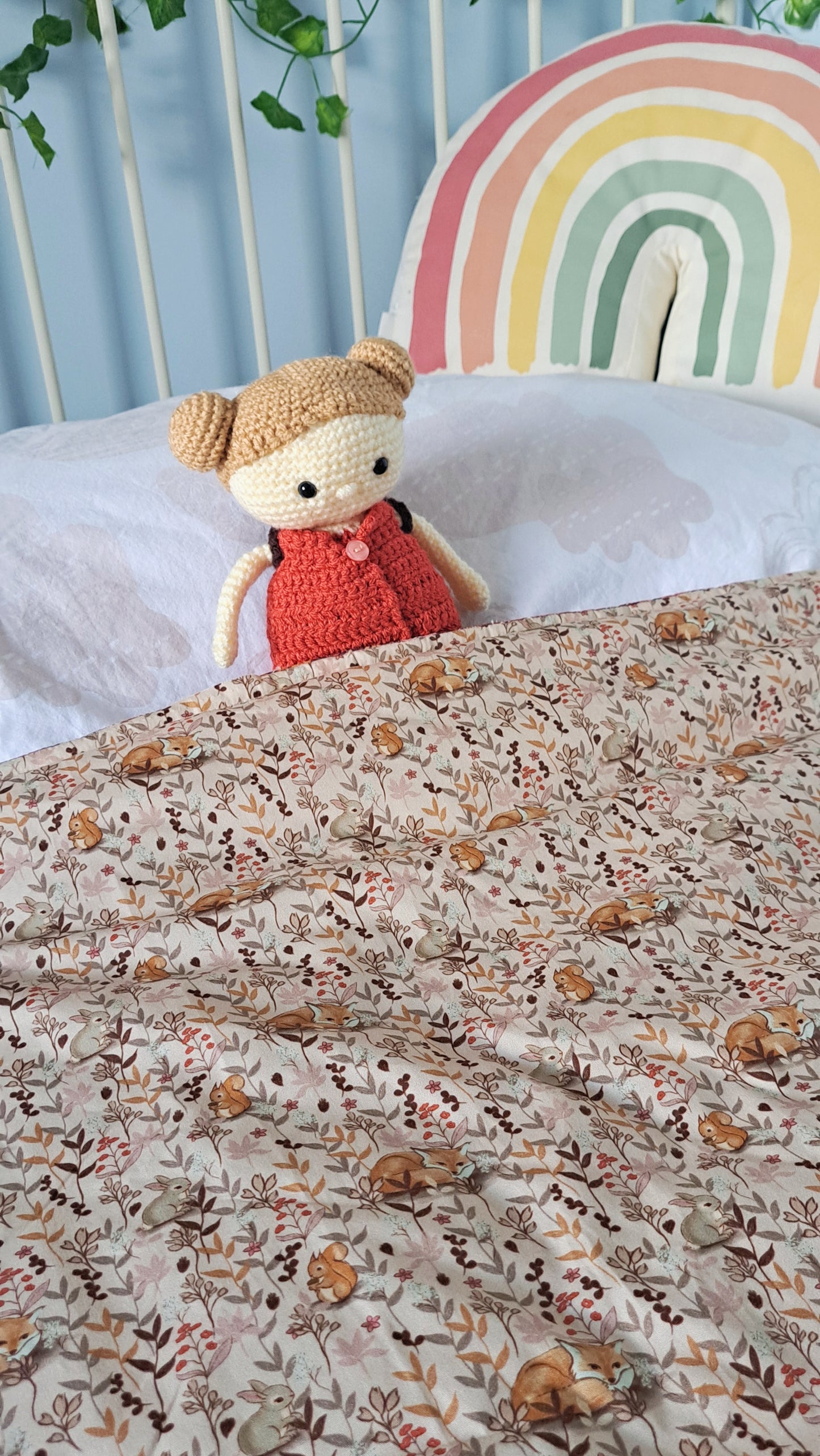 Squishy Quilt featuring Belle and Boo Foxy and Liberty of London Fabric