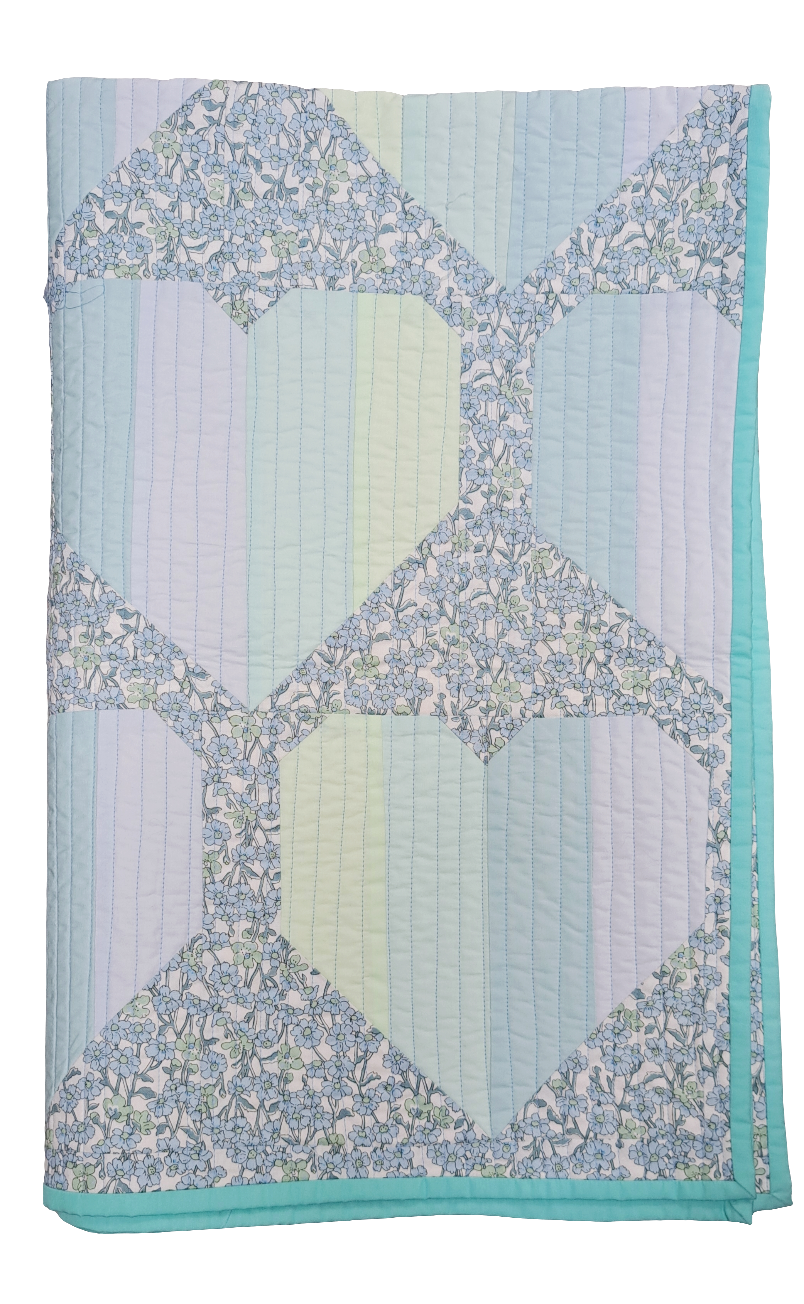 Liberty Ombre Infinite Heart Quilt