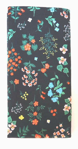 Set of 2 Napkins - Rifle Paper Strawberry Fields Black Floral