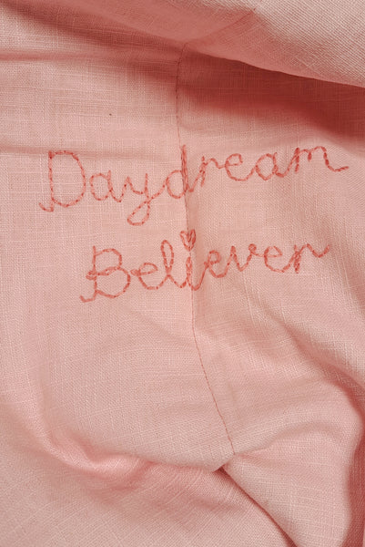 Believe in Magic Pink Liberty Fabric Quilt - Pink Linen