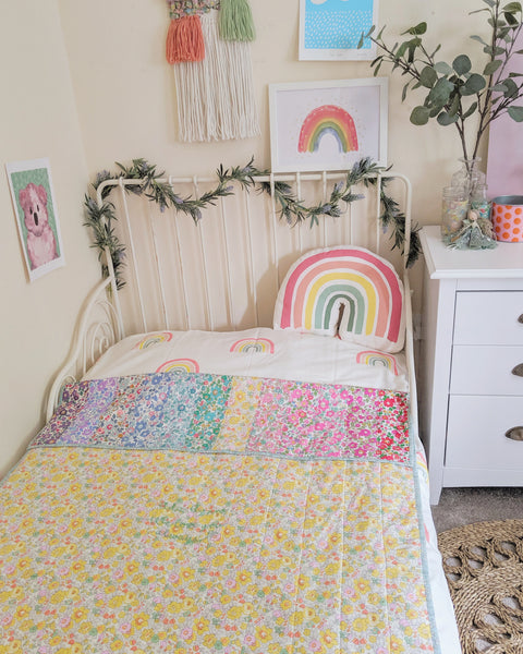 Betsy Rainbow Patchwork Quilt