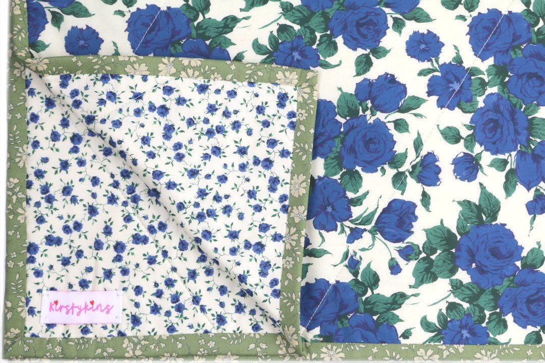 Liberty Unique - Blue Roses Quilt