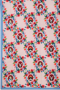 Rifle paper limited edition pink handmade quilt