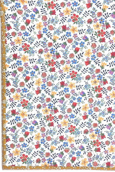 Liberty floral fabric handmade blanket