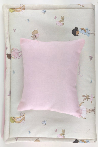 Ballerina Dolly Quilt - Featuring Belle and Boo Fabric