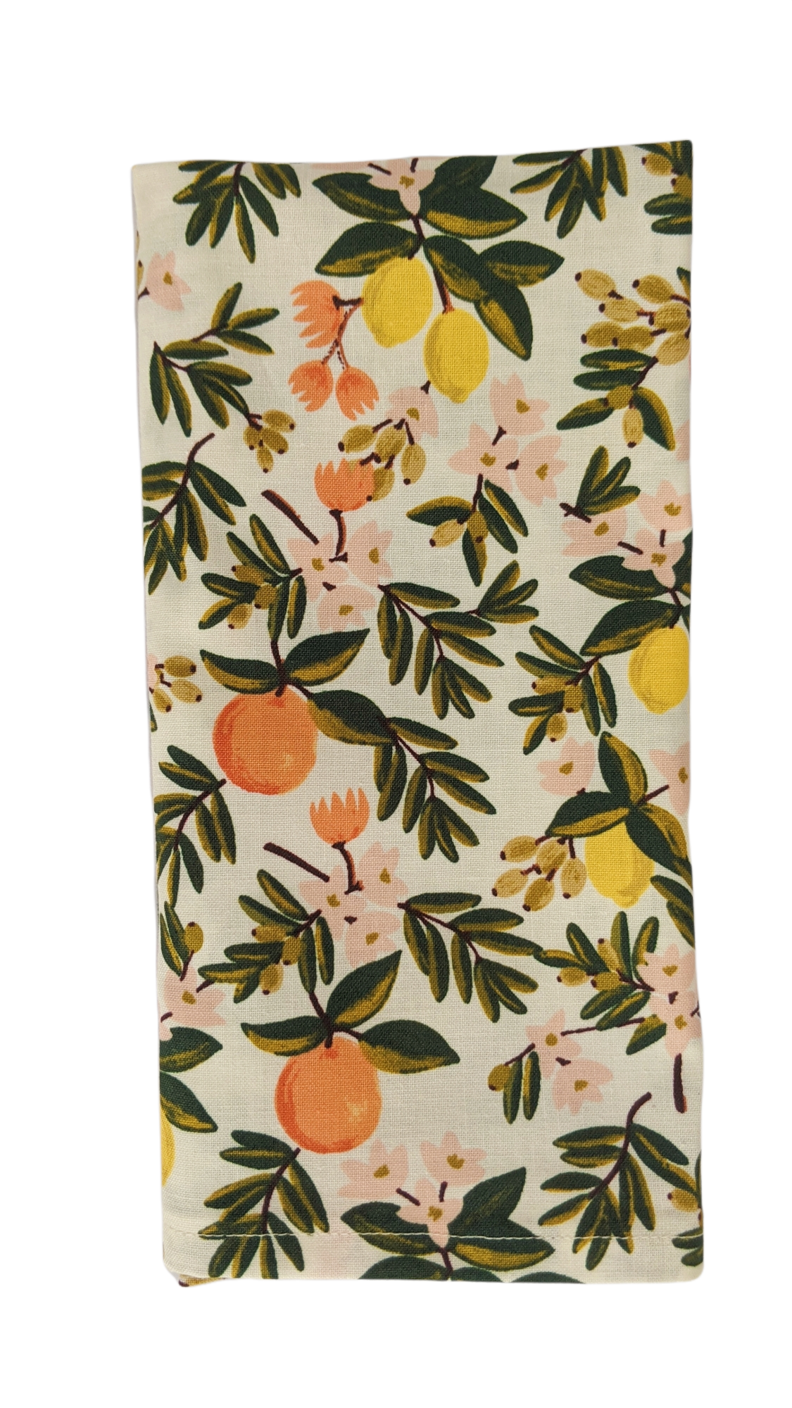 Set of 2 Napkins - Rifle Paper Primavera Cream Citrus Fruit