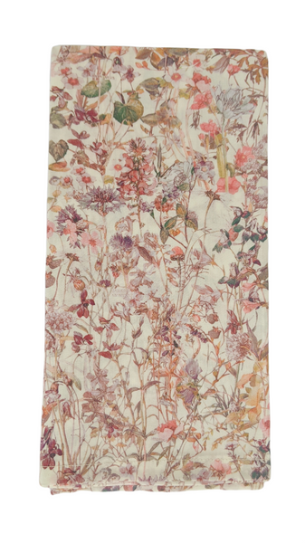 Set of 2 Napkins - Liberty Tana Lawn Pink Wild Flowers Floral Fabric