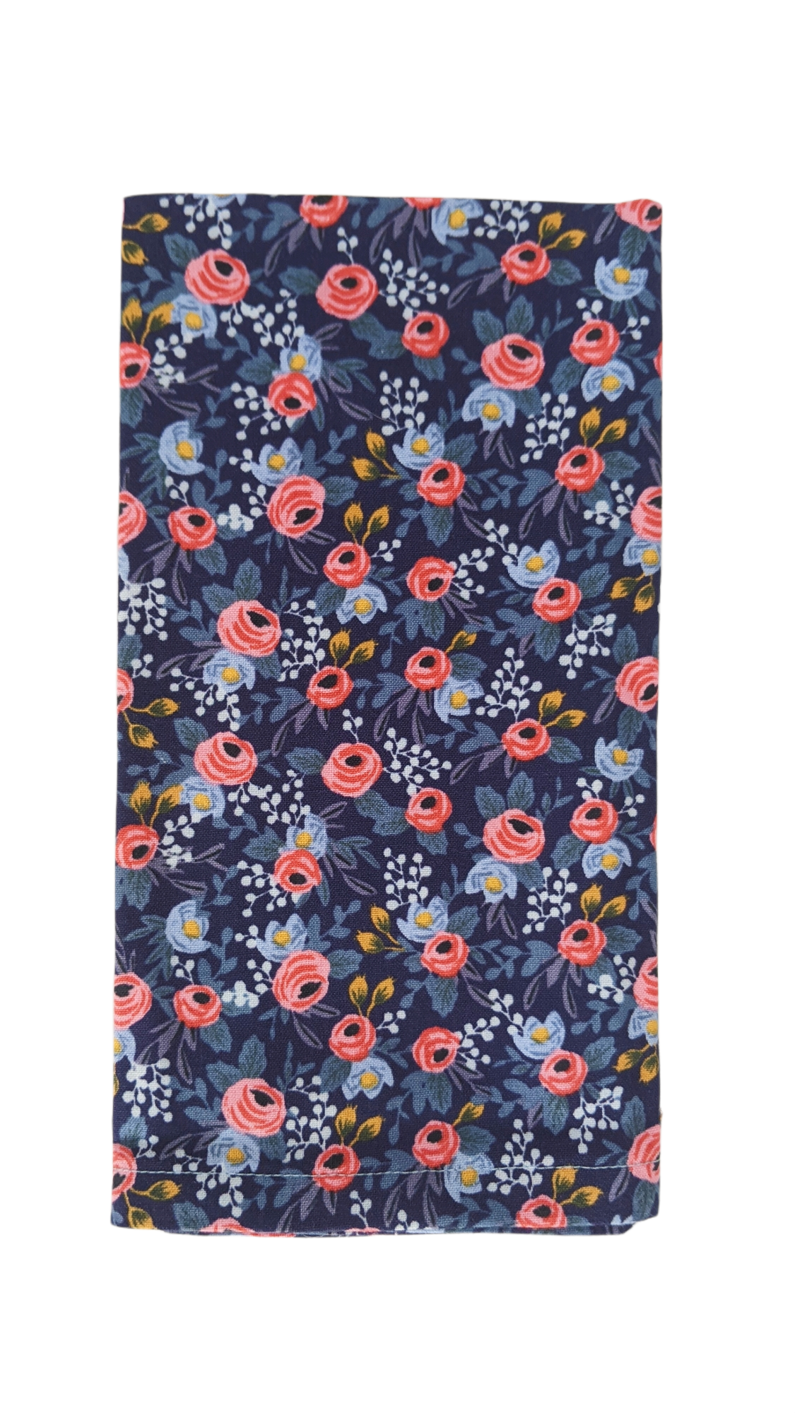 Set of 2 Napkins - Rifle Paper Primavera Dark Blue Floral